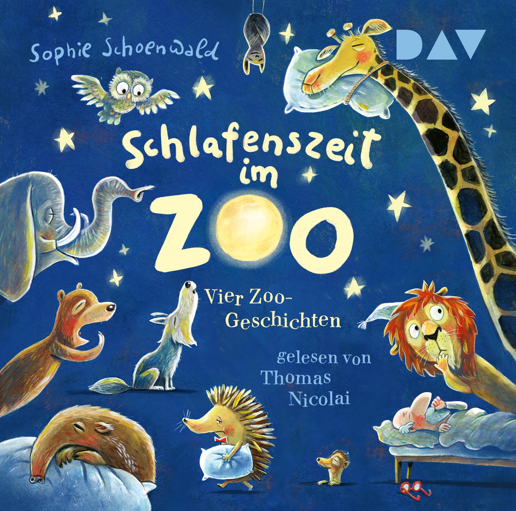 Vorderes Coverbild Schlafenszeit im Zoo. Vier Zoo-Geschichten