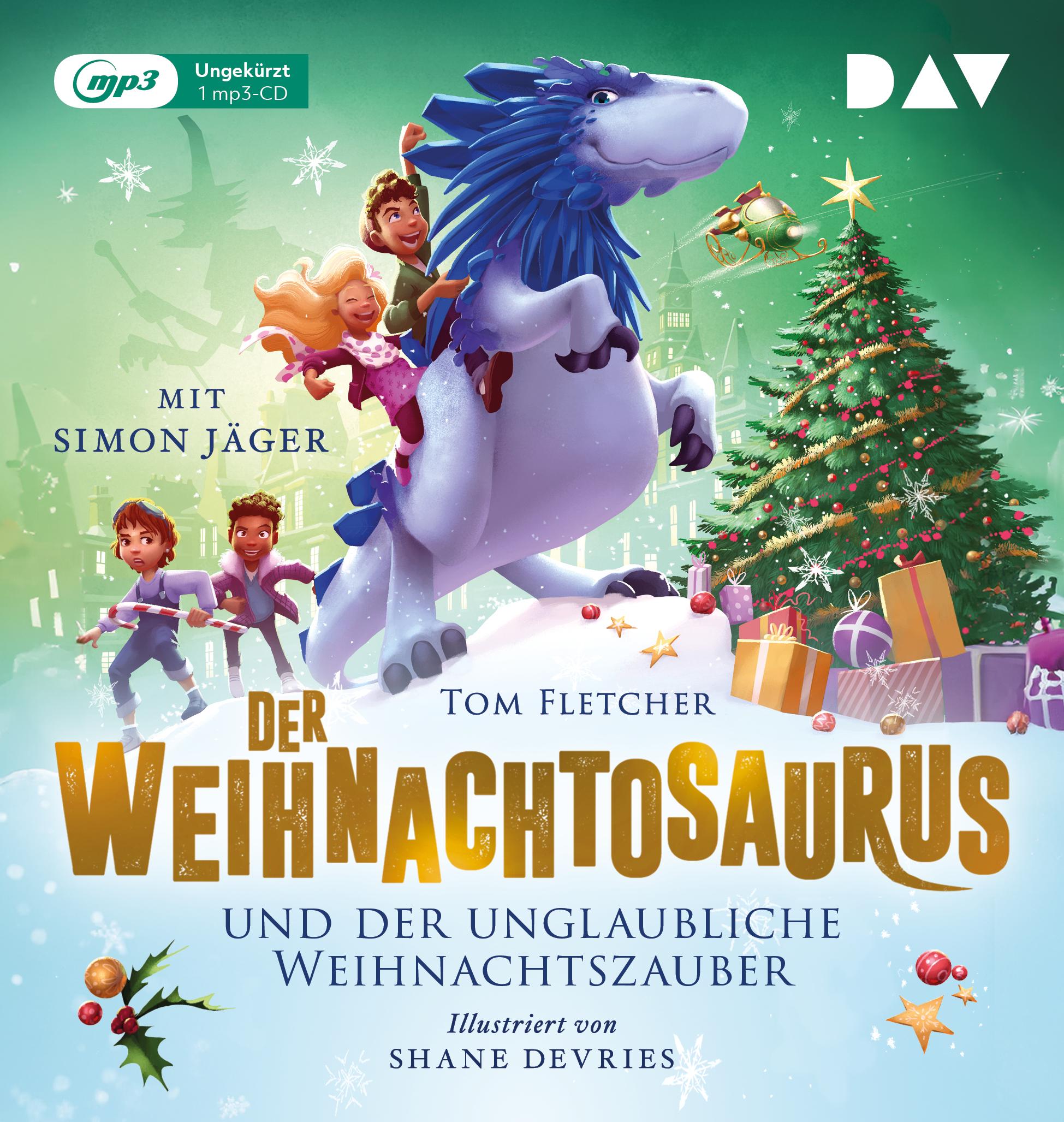 Vorderes Coverbild Der Weihnachtosaurus und der unglaubliche Weihnachtszauber (Teil 4)