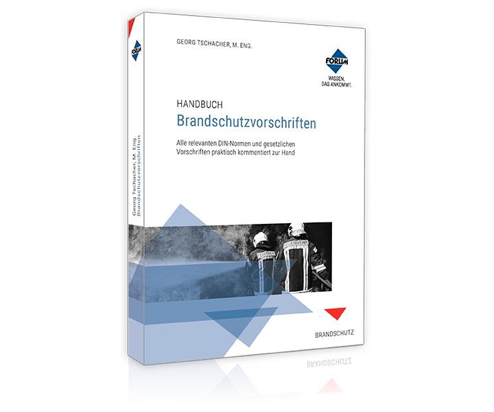 Vorderes Coverbild Handbuch Brandschutzvorschriften