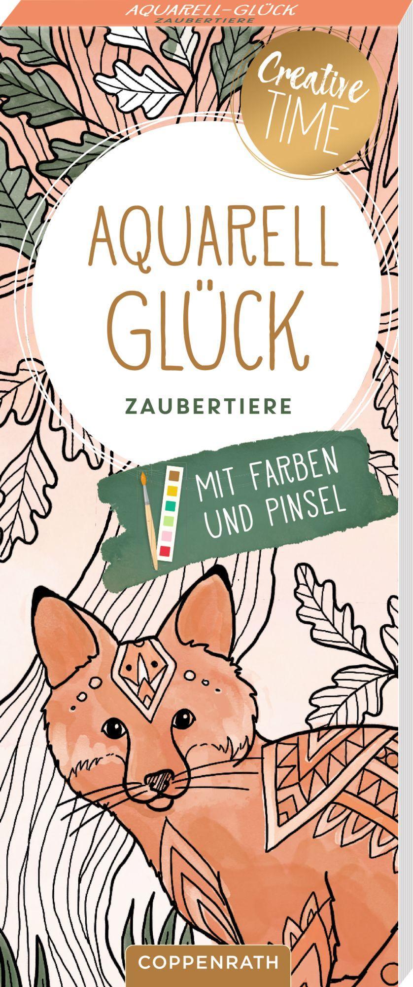 Vorderes Coverbild Aquarell-Glück Zaubertiere