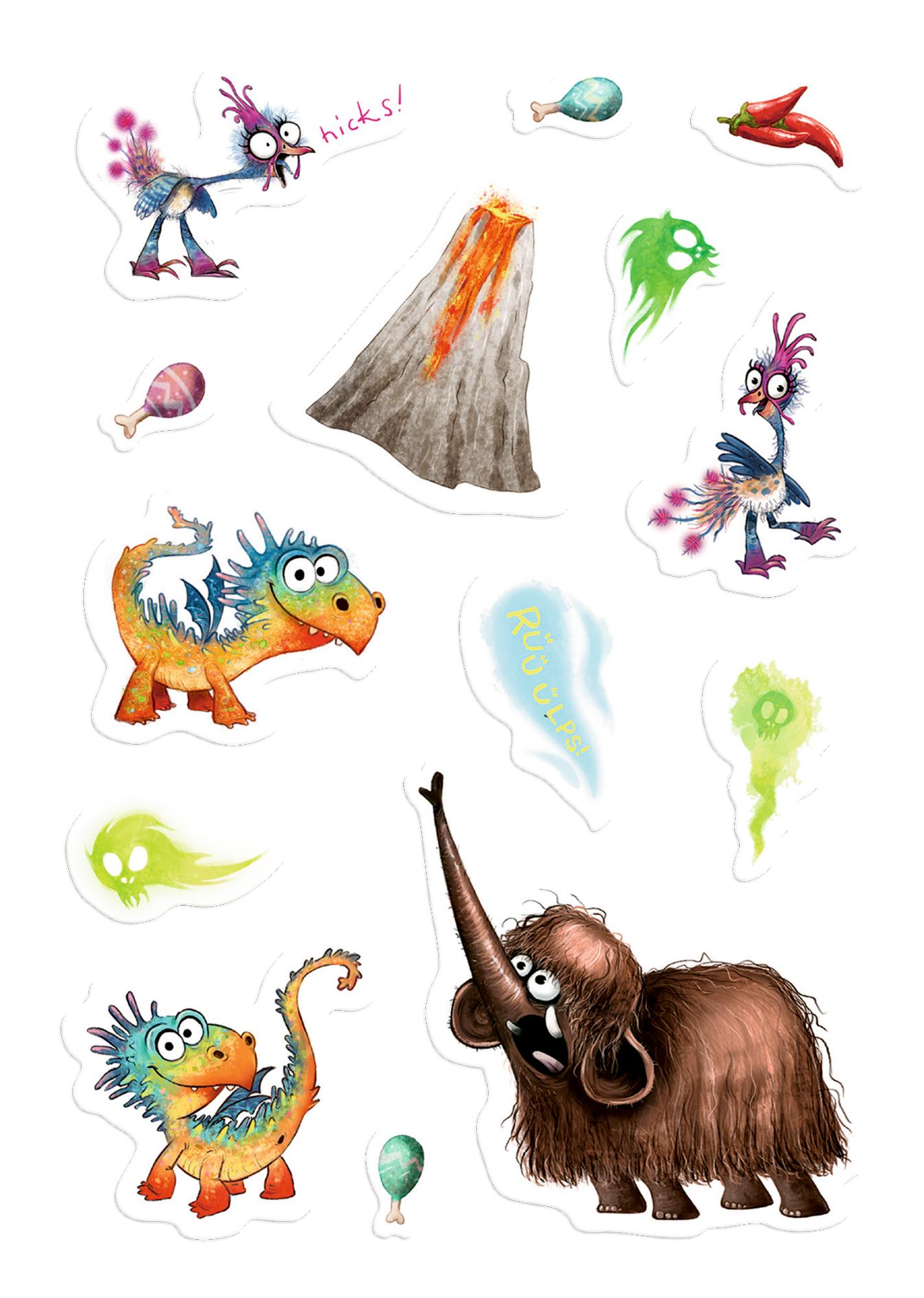 Beispielinhalt (Bild) Furzipups, der Knatterdrache