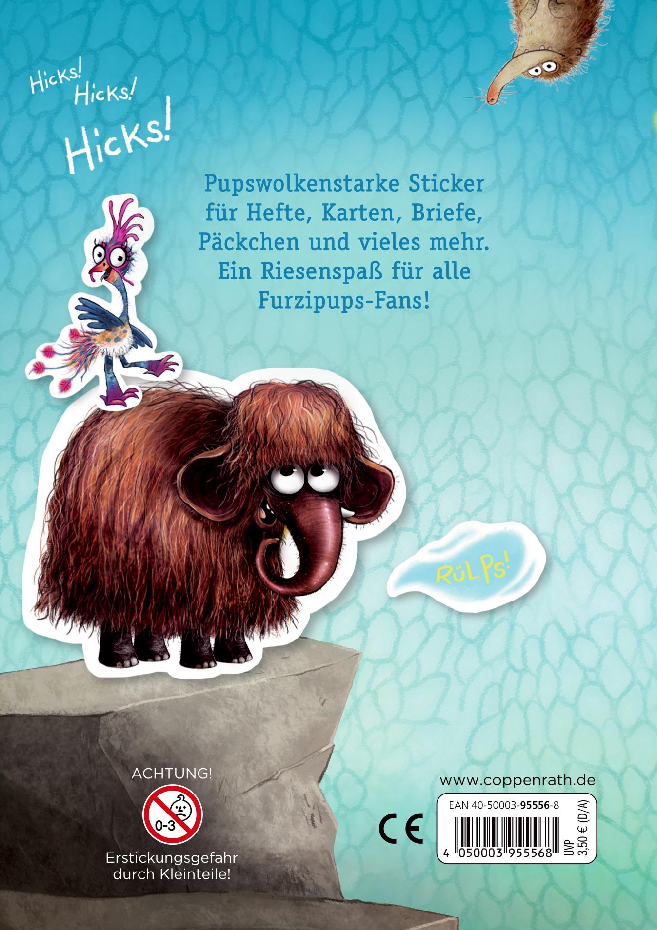 Rückseitencover Furzipups, der Knatterdrache