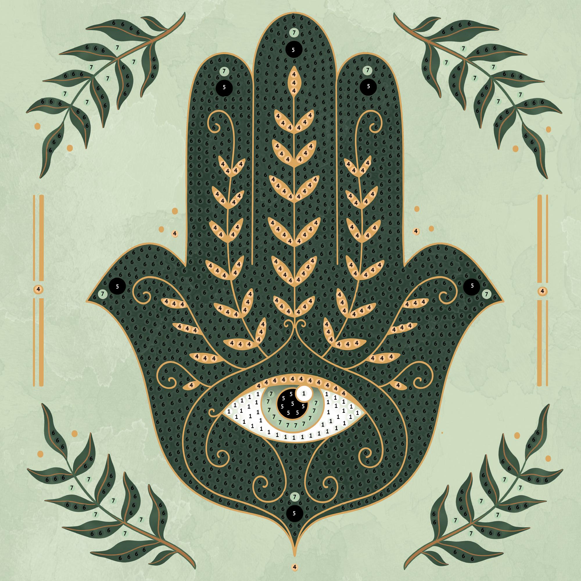 Beispielinhalt (Bild) Diamond Painting Spirit & Soul