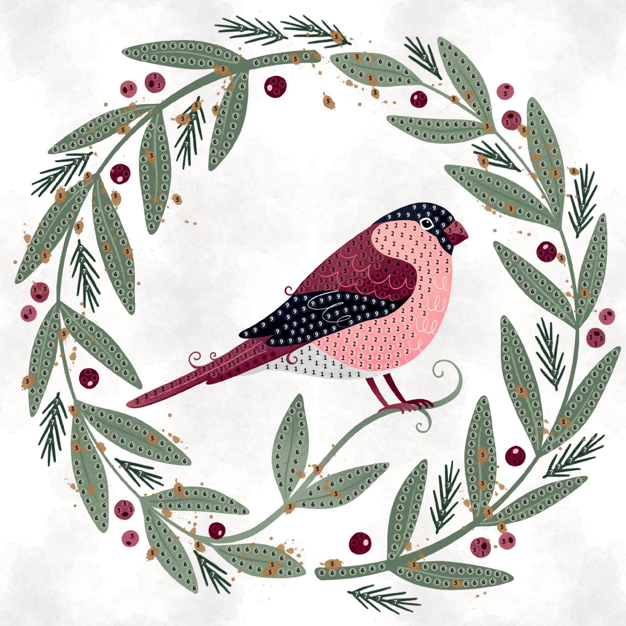 Beispielinhalt (Bild) Diamond Painting Magic Winter