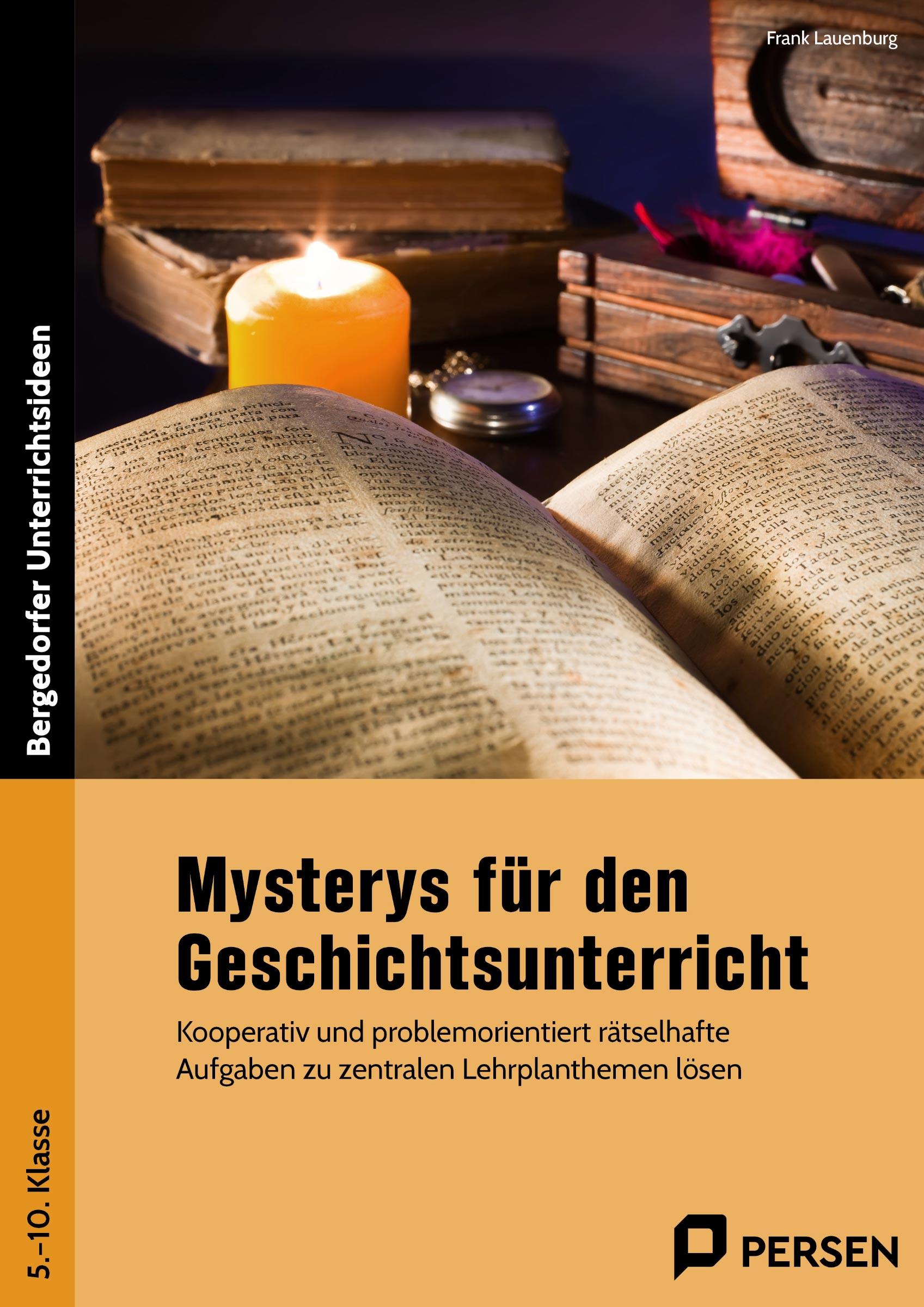 Vorderes Coverbild Mysterys für den Geschichtsunterricht