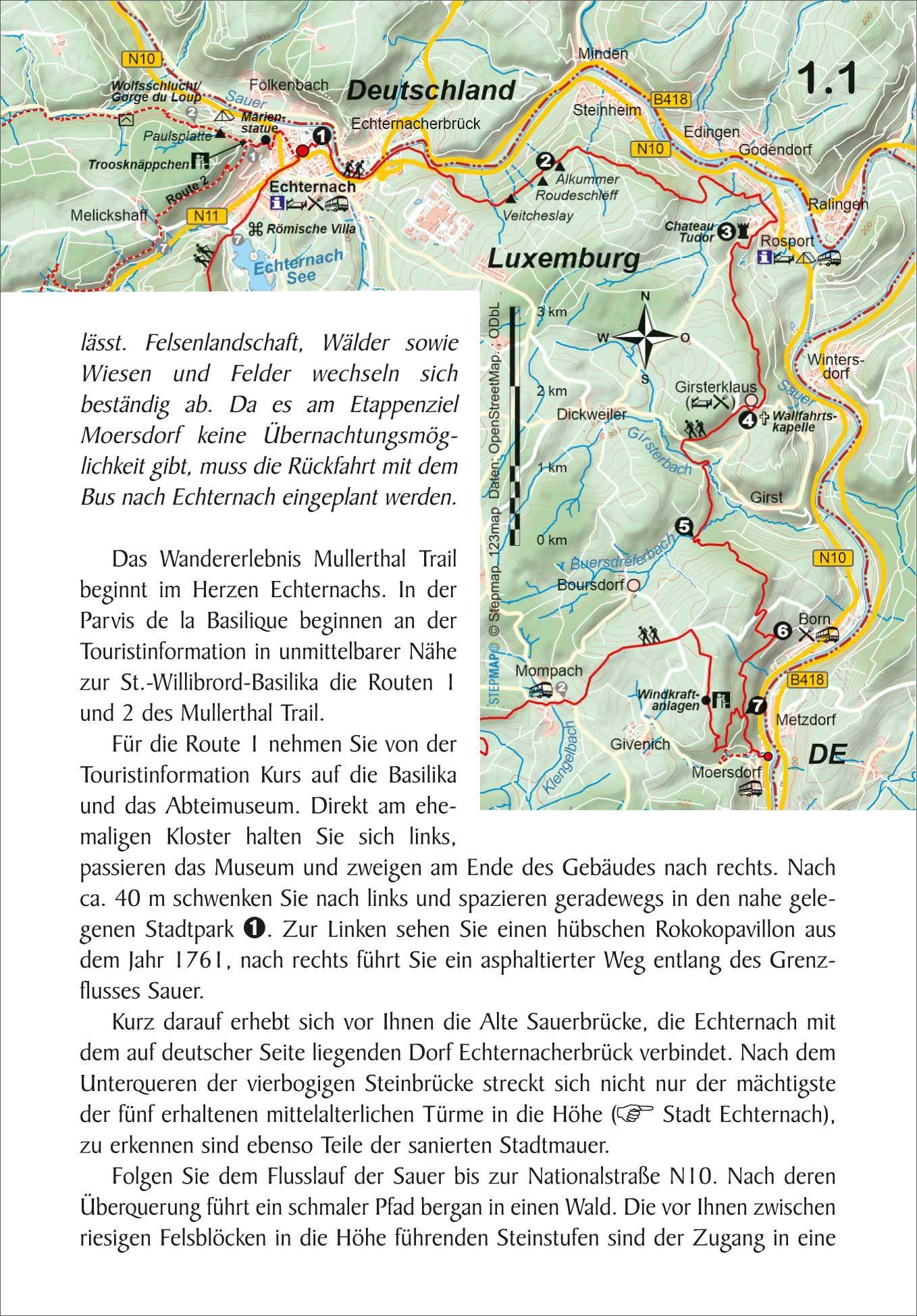 Beispielinhalt (Bild) Luxemburg: Mullerthal Trail