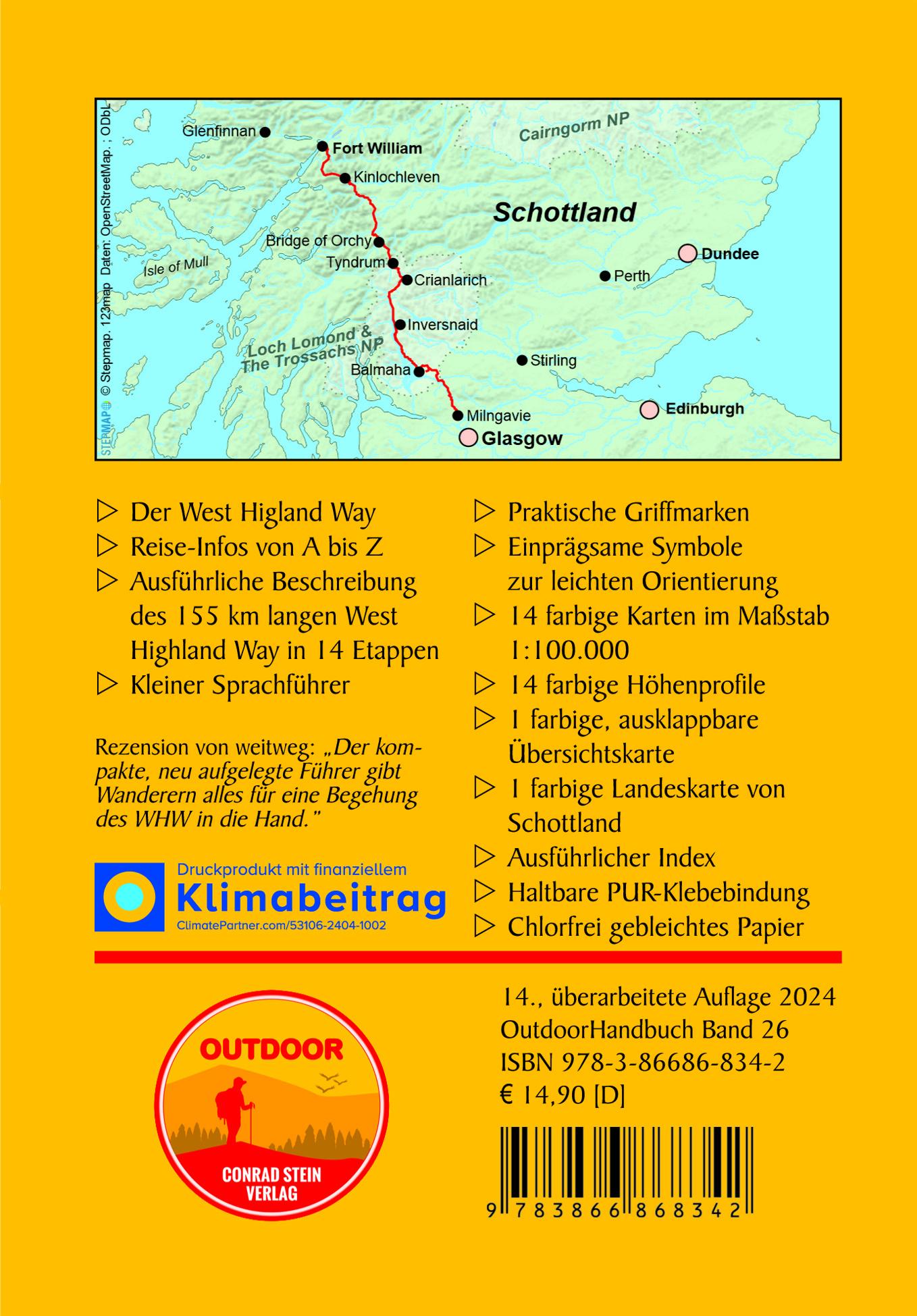 Rückseitencover Schottland: West Highland Way