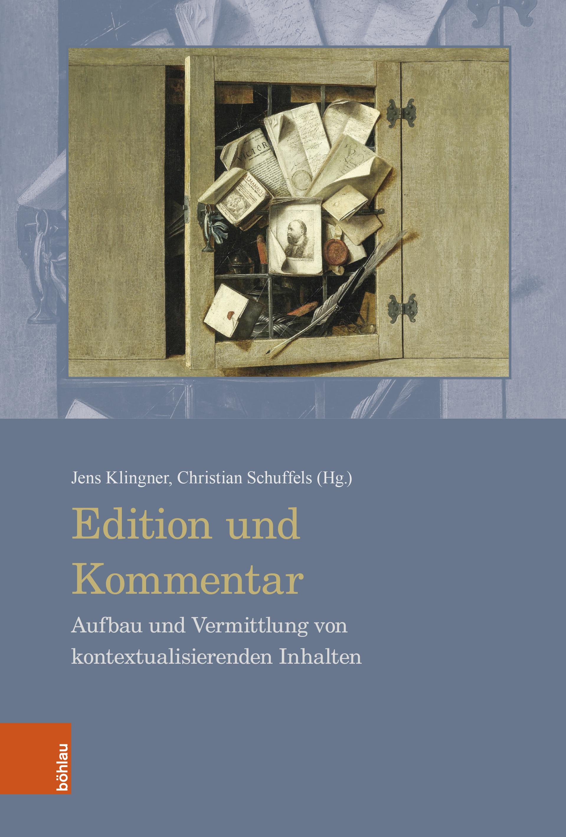 Vorderes Coverbild Edition und Kommentar