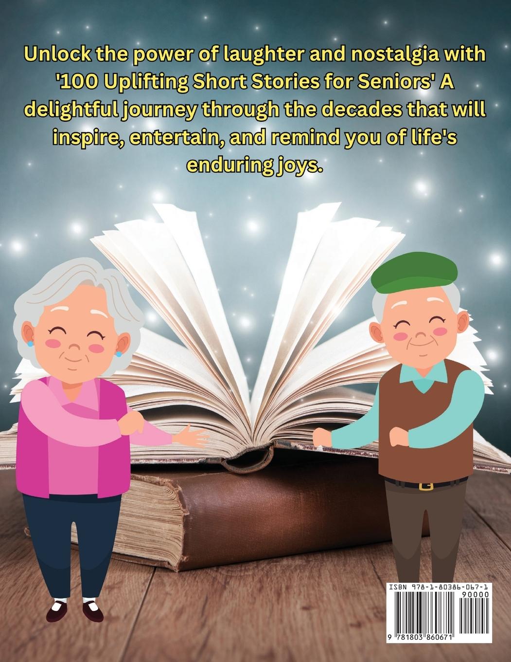 Rückseitencover 100 Uplifting Short Stories for Seniors