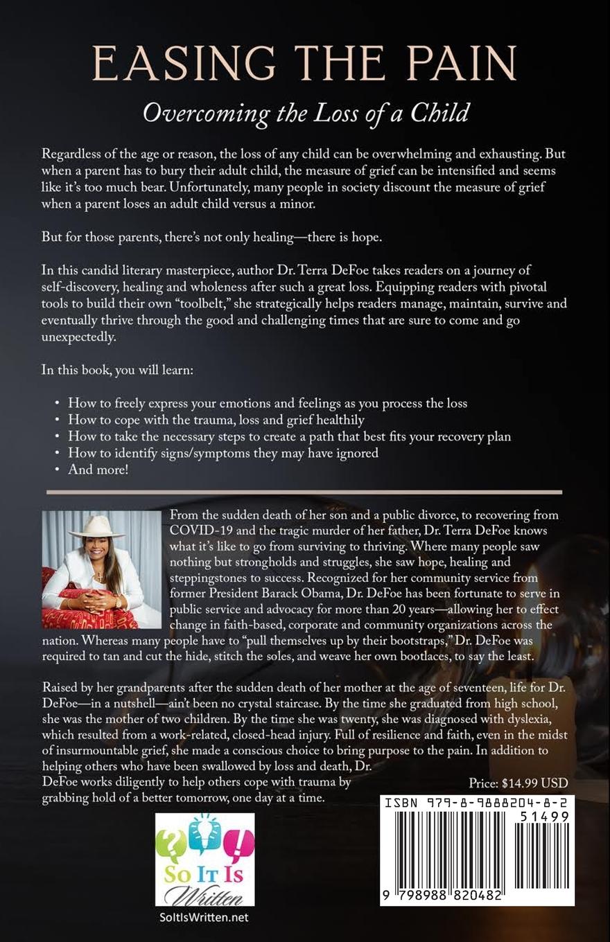 Rückseitencover Easing the Pain Overcoming the Loss of a Child
