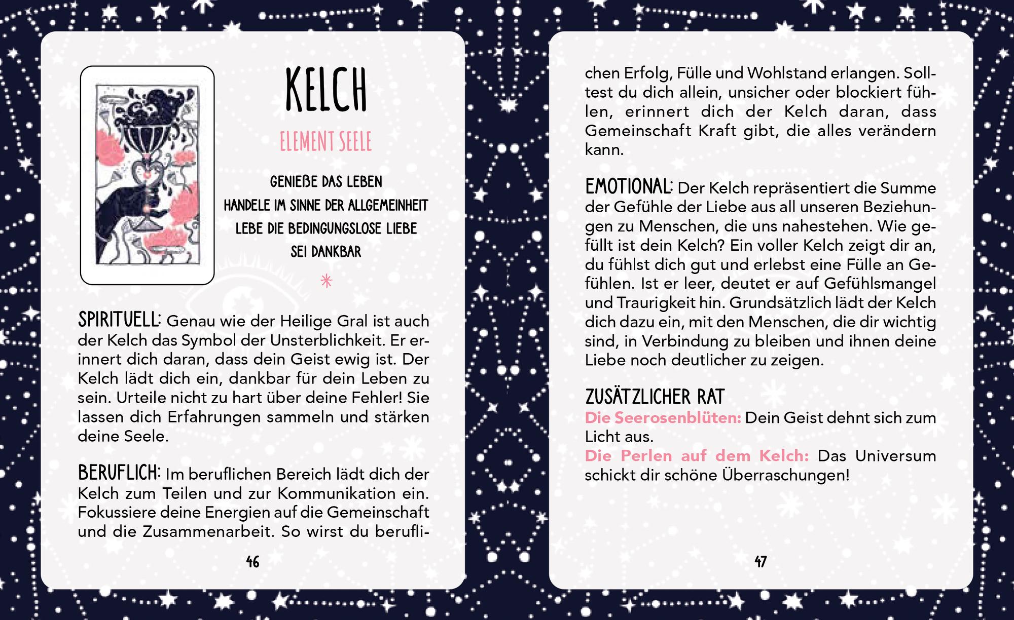 Beispielinhalt (Bild) Mein kleines Sternorakel