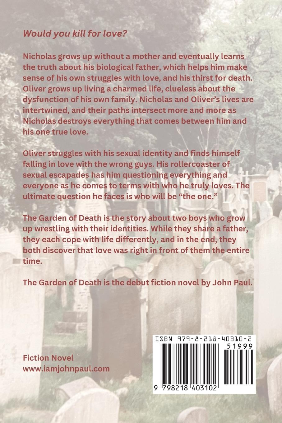 Rückseitencover The Garden of Death