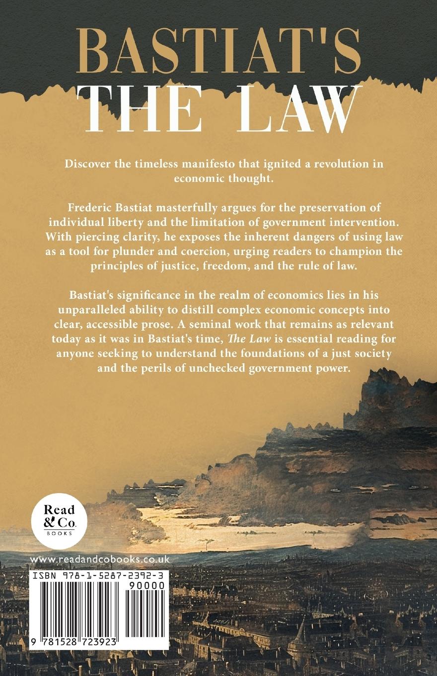 Rückseitencover Bastiat's The Law