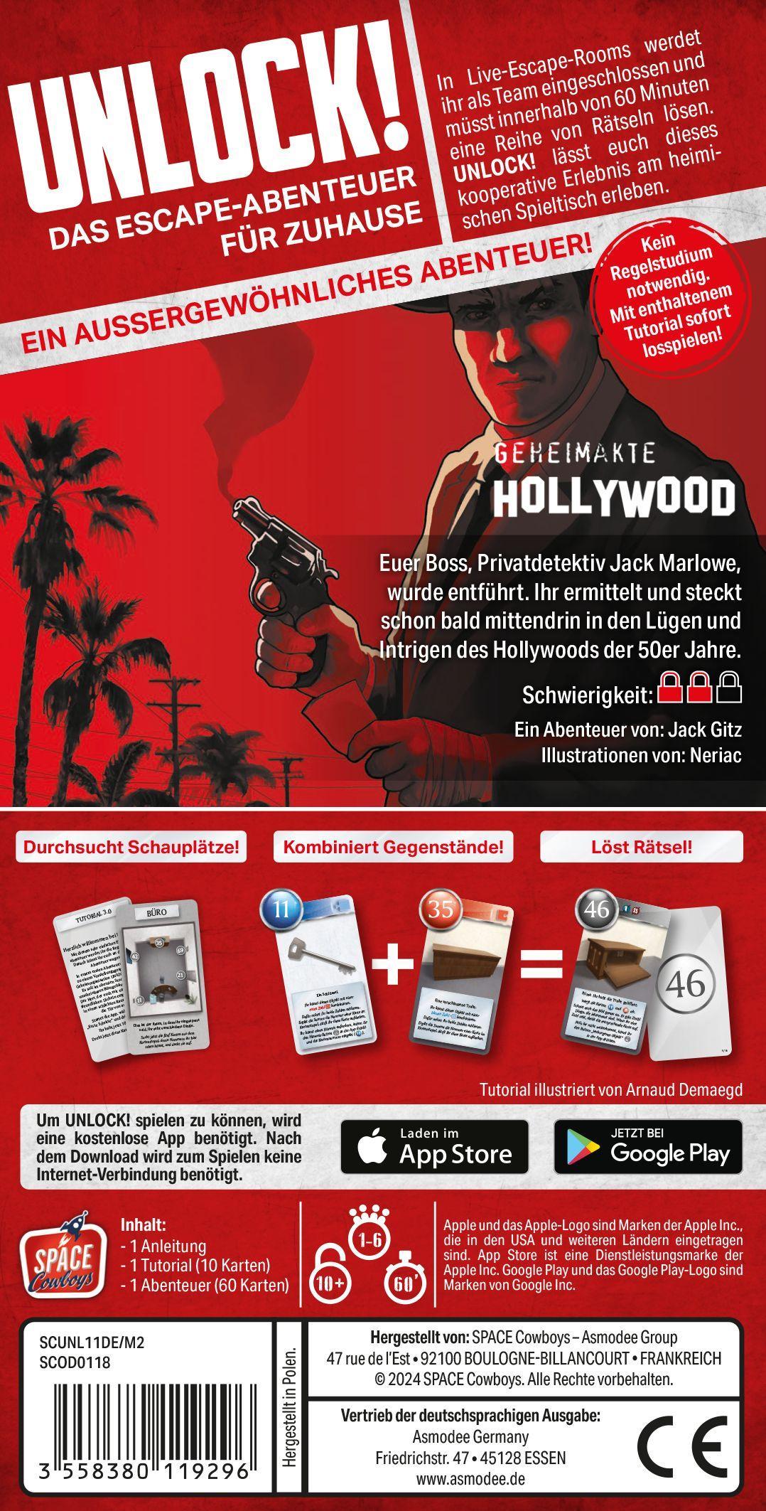 Beispielinhalt (Bild) Unlock! Geheimakte Hollywood
