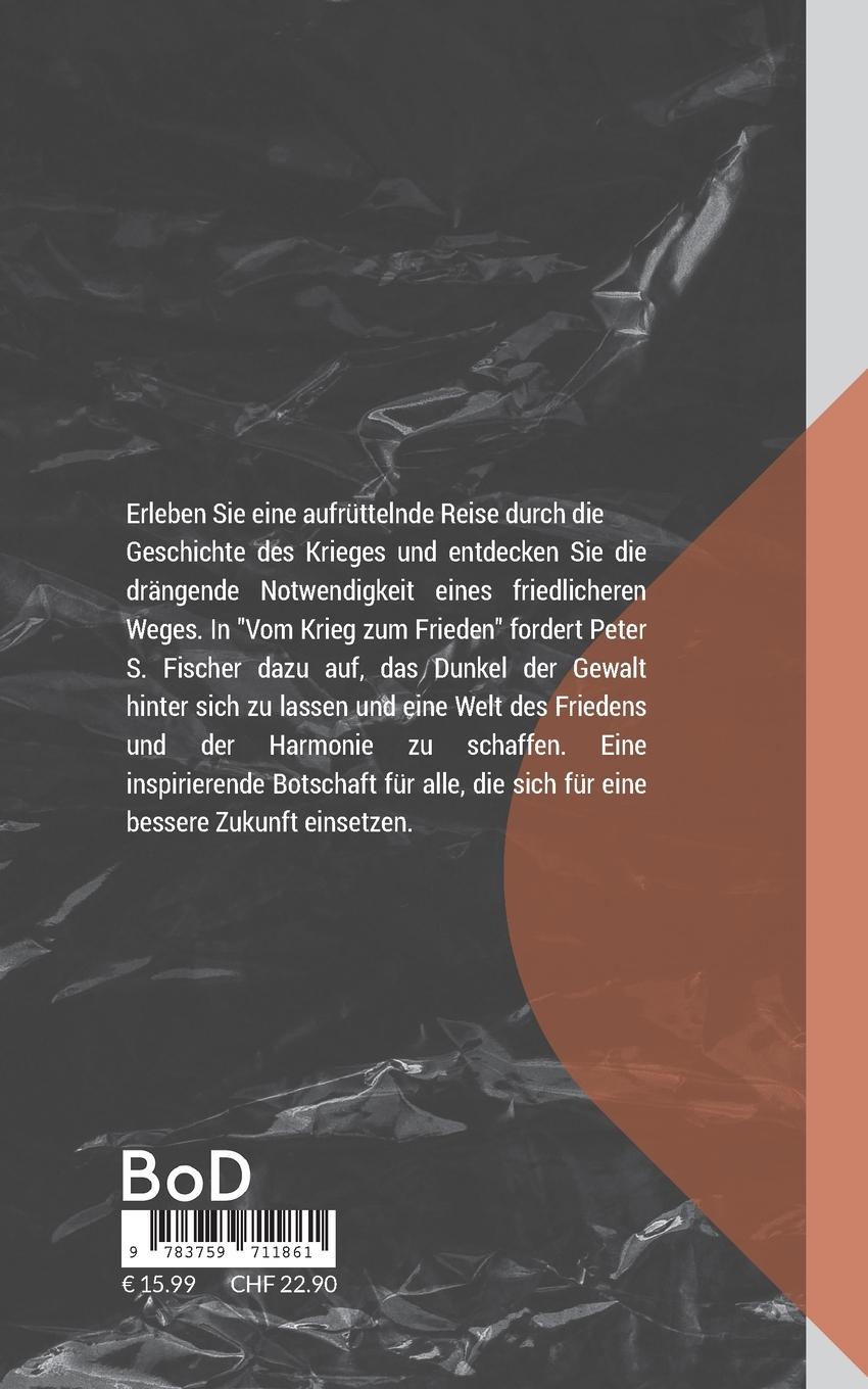 Rückseitencover Vom Krieg zum Frieden