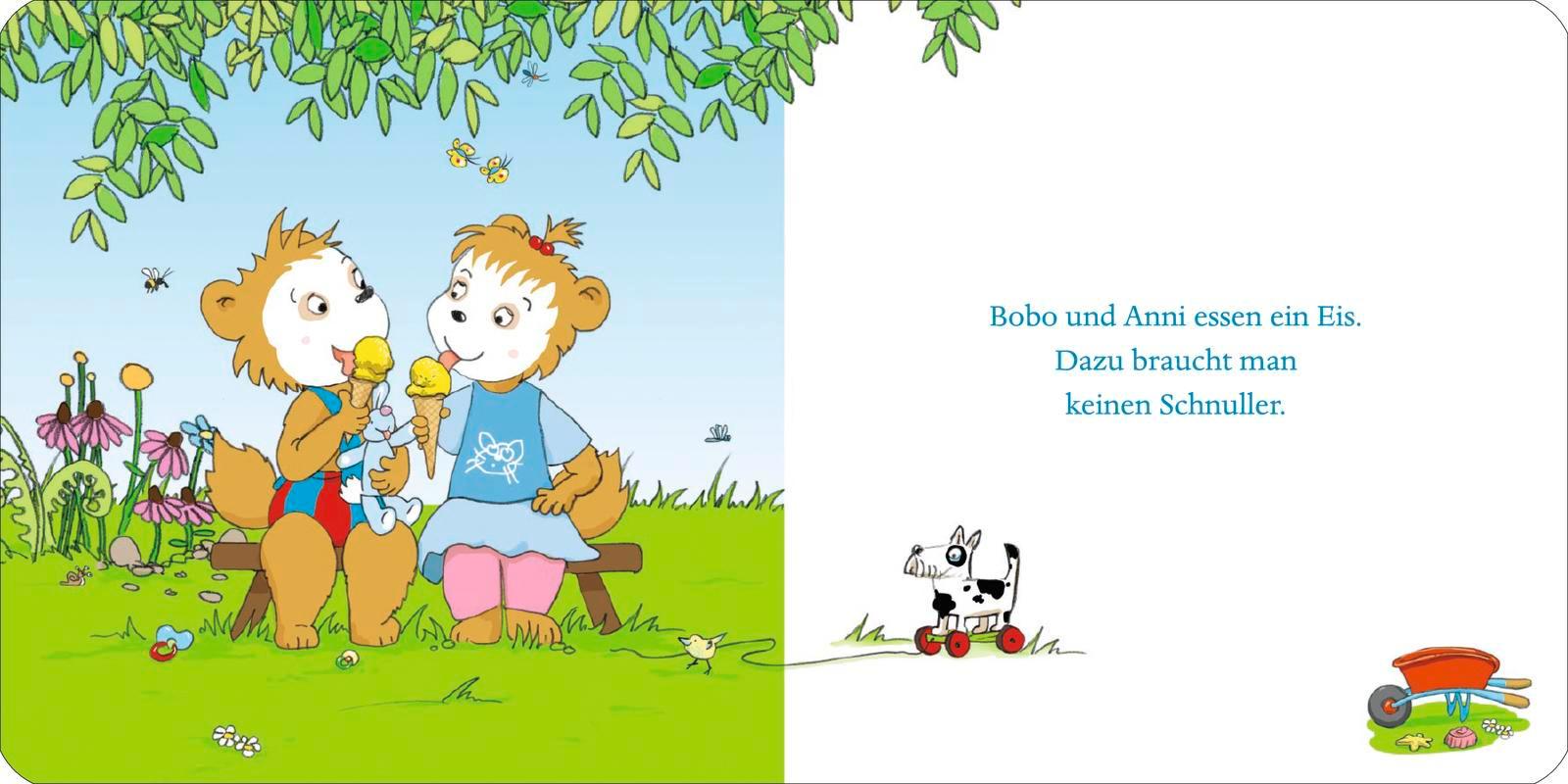 Beispielinhalt (Bild) Bobo & Hasi brauchen keinen Schnuller mehr