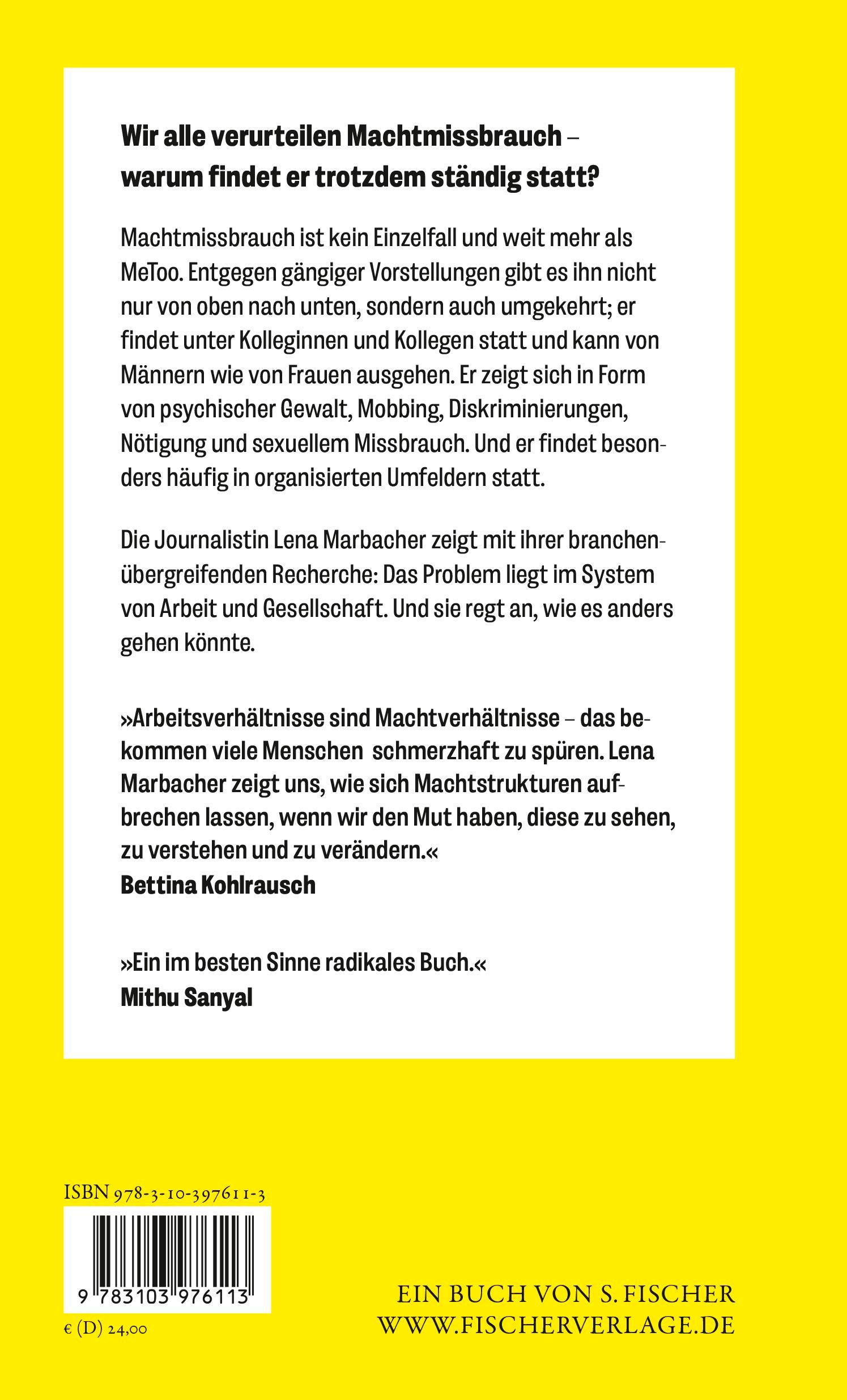 Rückseitencover Arbeit Macht Missbrauch