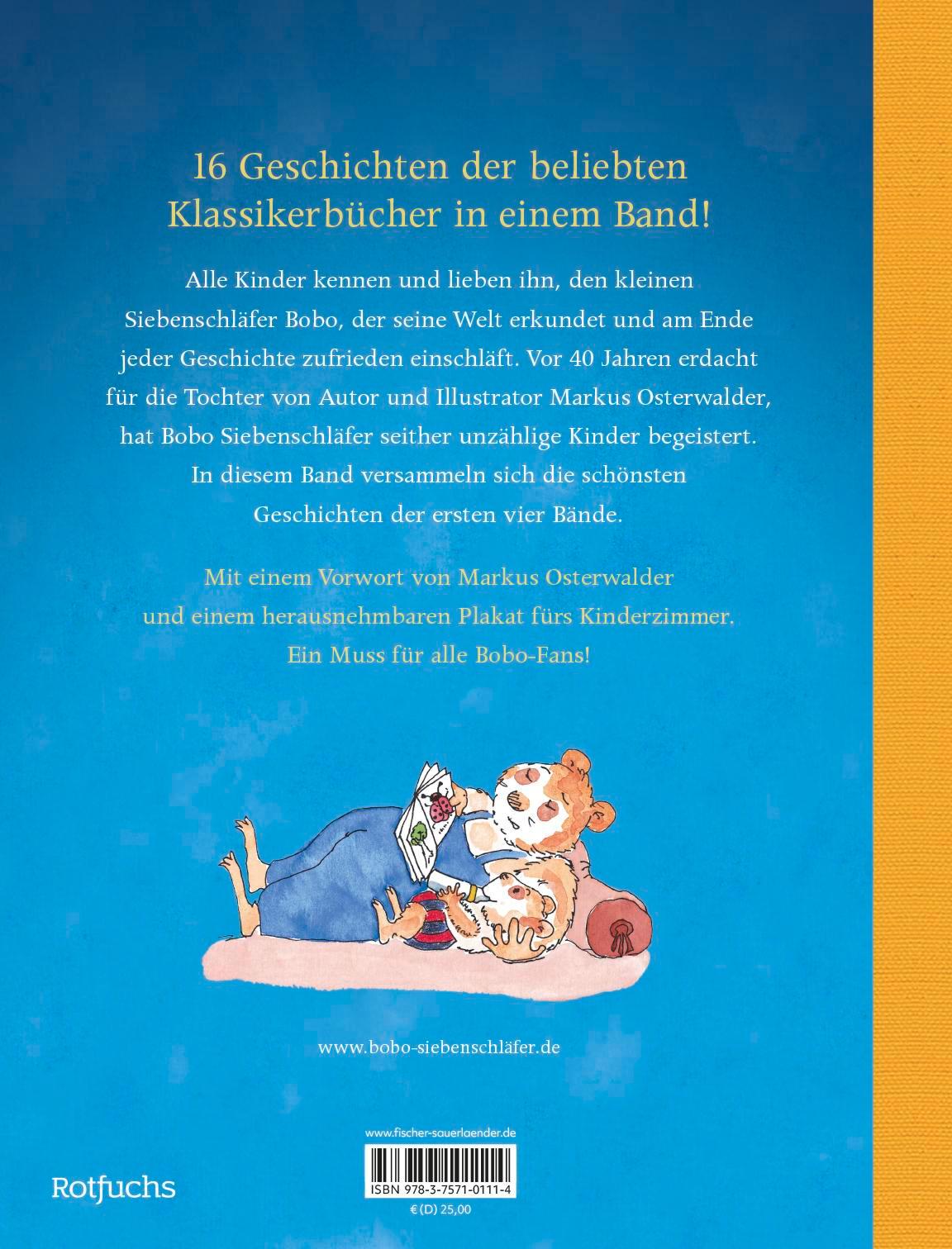 Rückseitencover Bobo Siebenschläfer: Die schönsten Klassiker