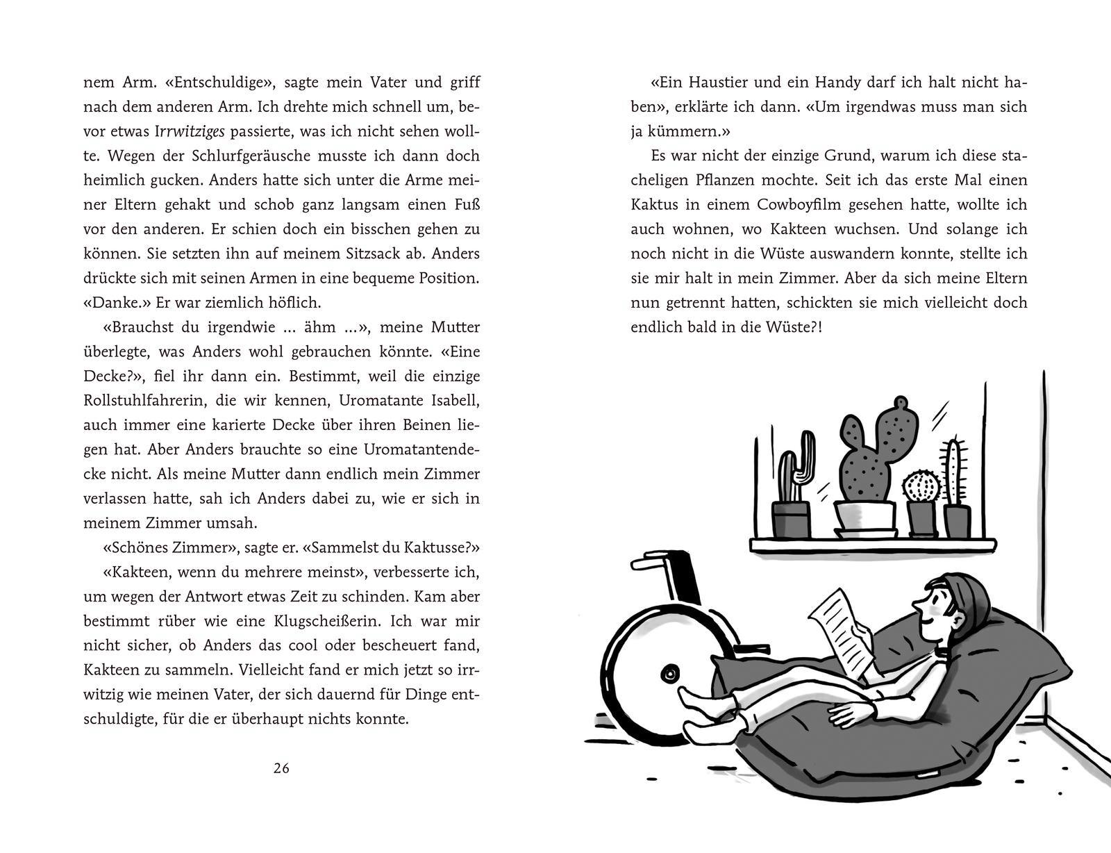 Beispielinhalt (Bild) Als Anders in mein Leben rollte