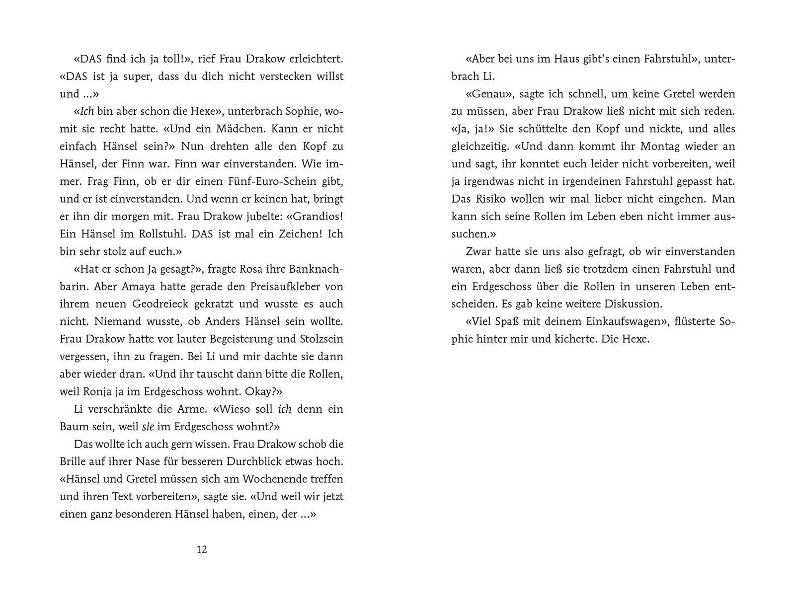 Beispielinhalt (Bild) Als Anders in mein Leben rollte