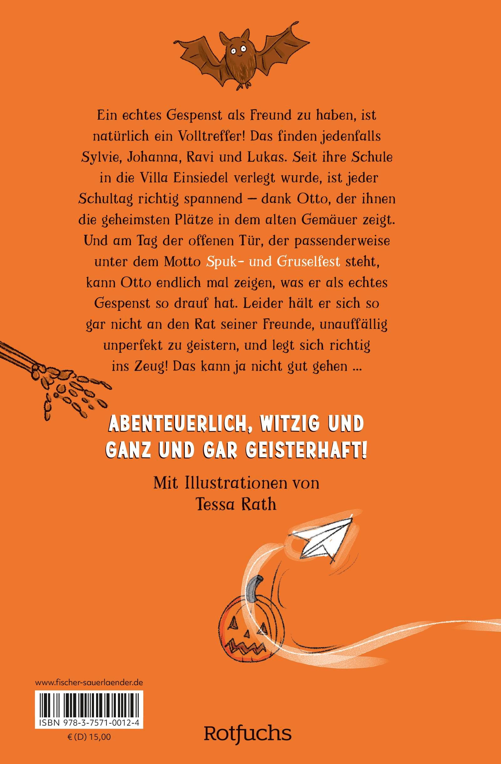 Rückseitencover In unserer Schule spukt's - Die Kürbisverschwörung