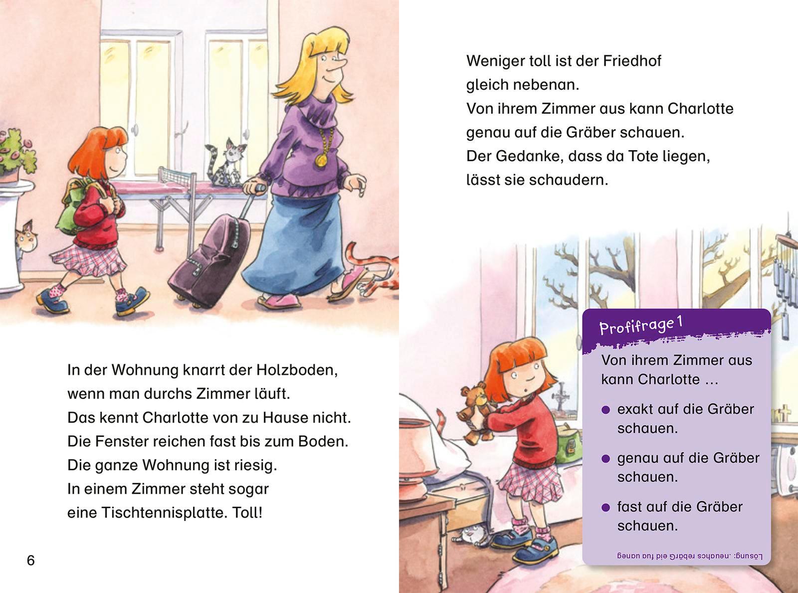 Beispielinhalt (Bild) Duden Leseprofi - Gruselspaß zur Geisterstunde, 2. Klasse
