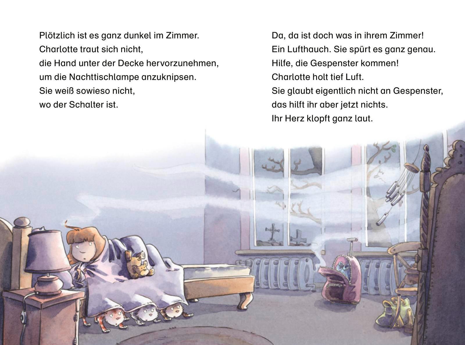 Beispielinhalt (Bild) Duden Leseprofi - Gruselspaß zur Geisterstunde, 2. Klasse