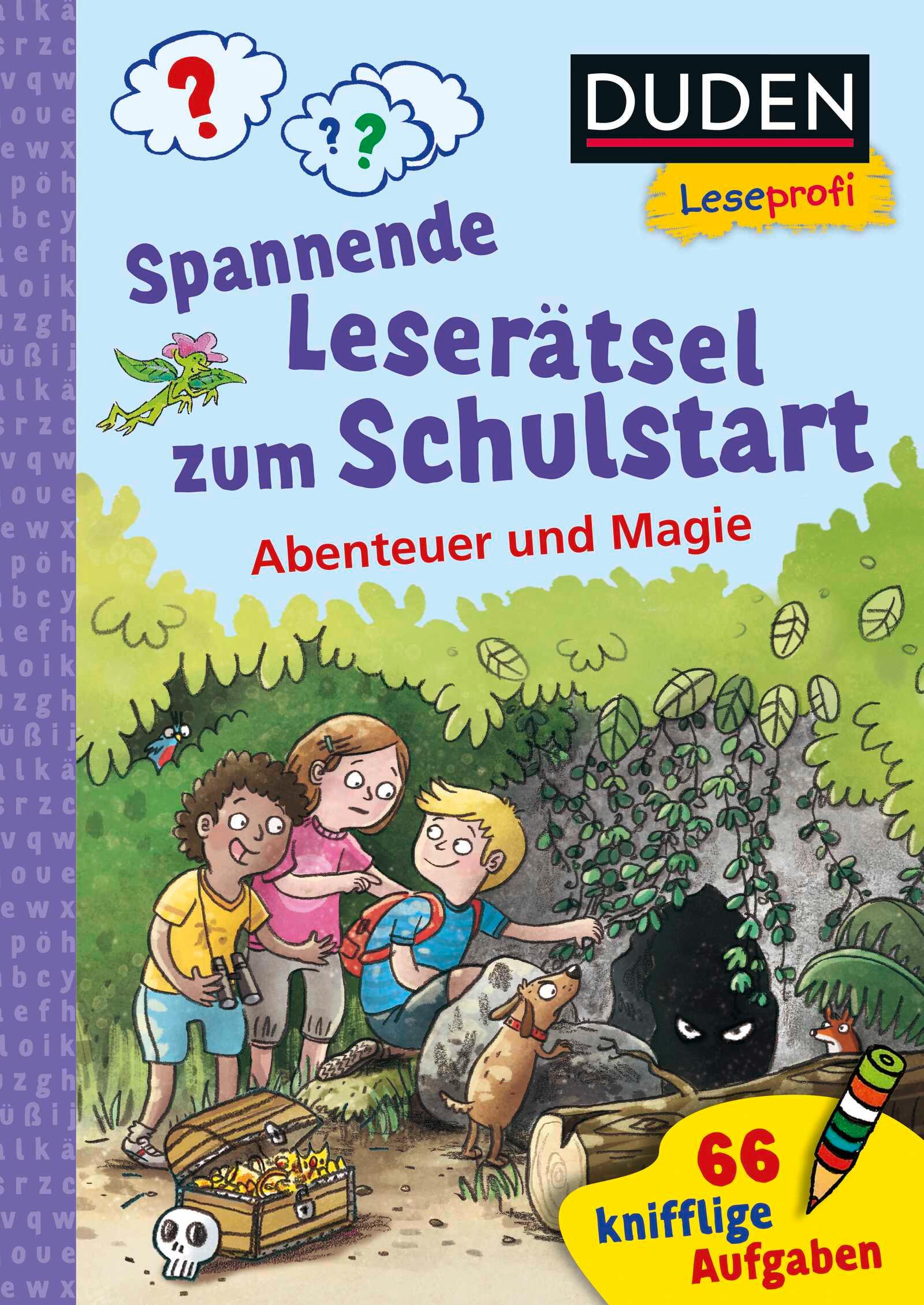 Vorderes Coverbild Duden Leseprofi - Spannende Leserätsel zum Schulstart: Abenteuer und Magie, 1. Klasse