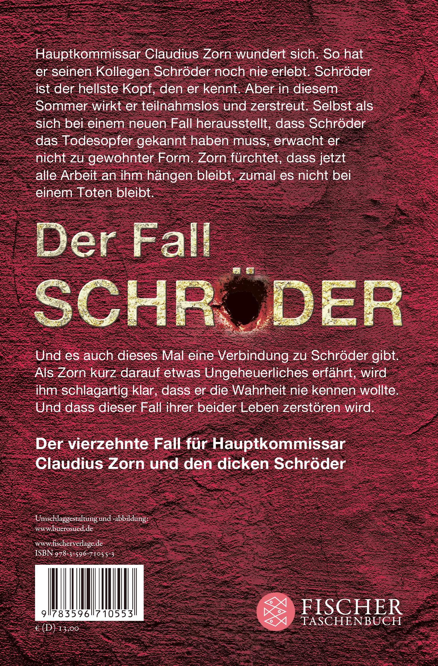 Rückseitencover Zorn - Der Fall Schröder