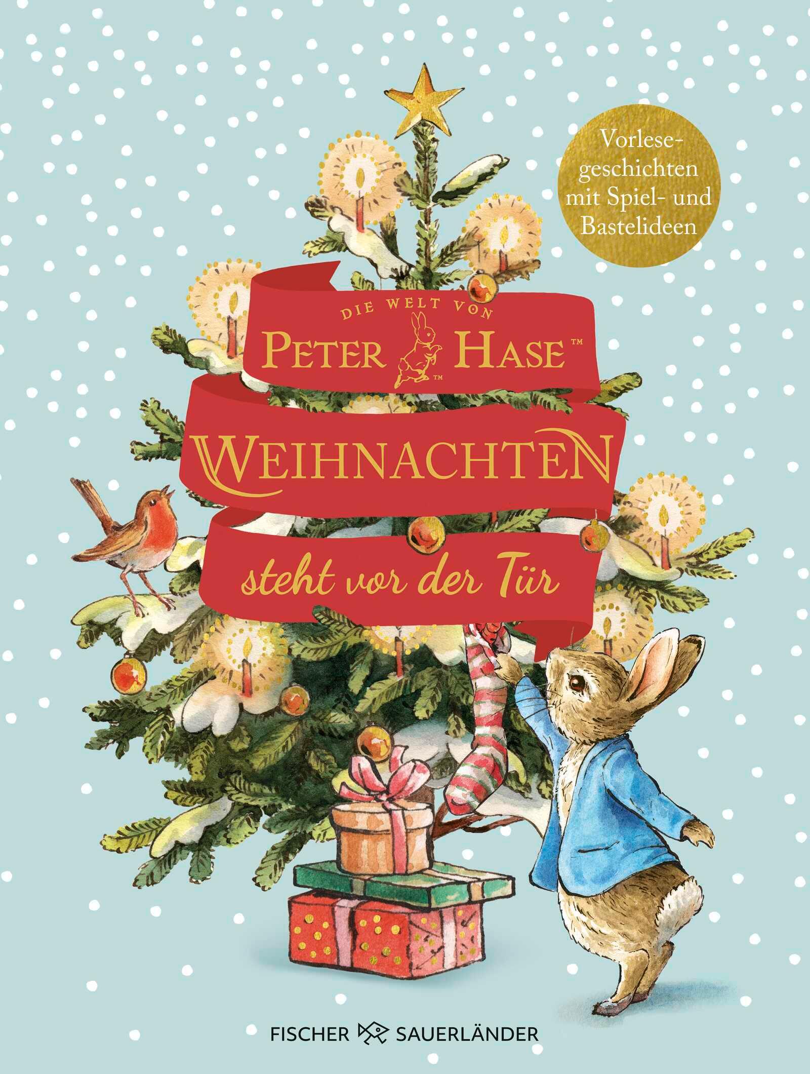 Vorderes Coverbild Die Welt von Peter Hase - Weihnachten steht vor der Tür