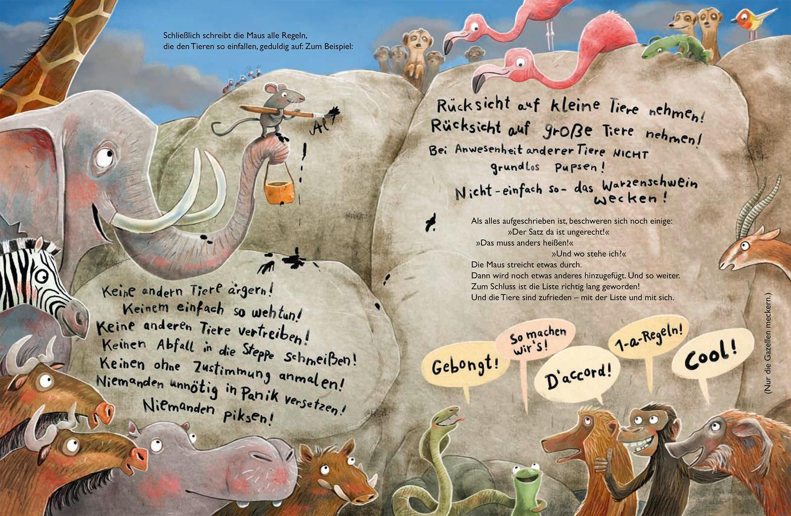 Beispielinhalt (Bild) Genug gebrüllt, Löwe - jetzt bestimmen wir