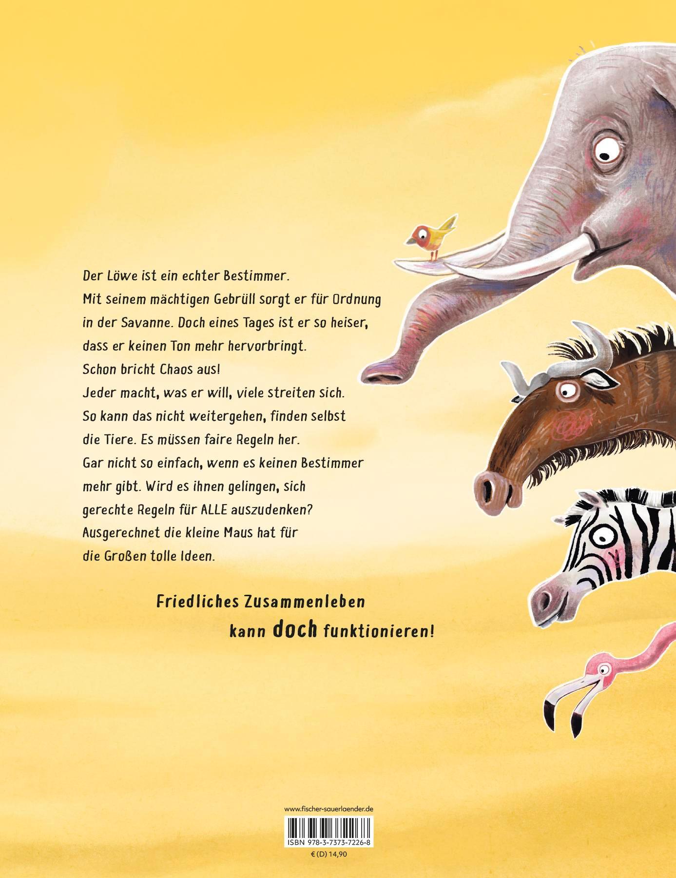 Rückseitencover Genug gebrüllt, Löwe - jetzt bestimmen wir