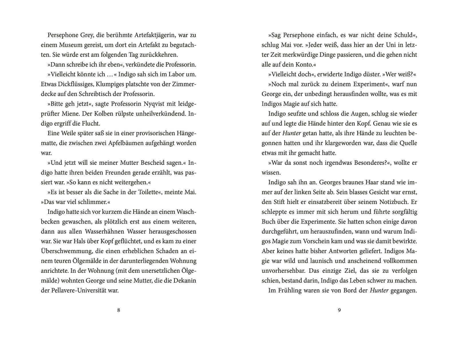 Beispielinhalt (Bild) Indigo Grey - Das Schloss der verborgenen Wunder