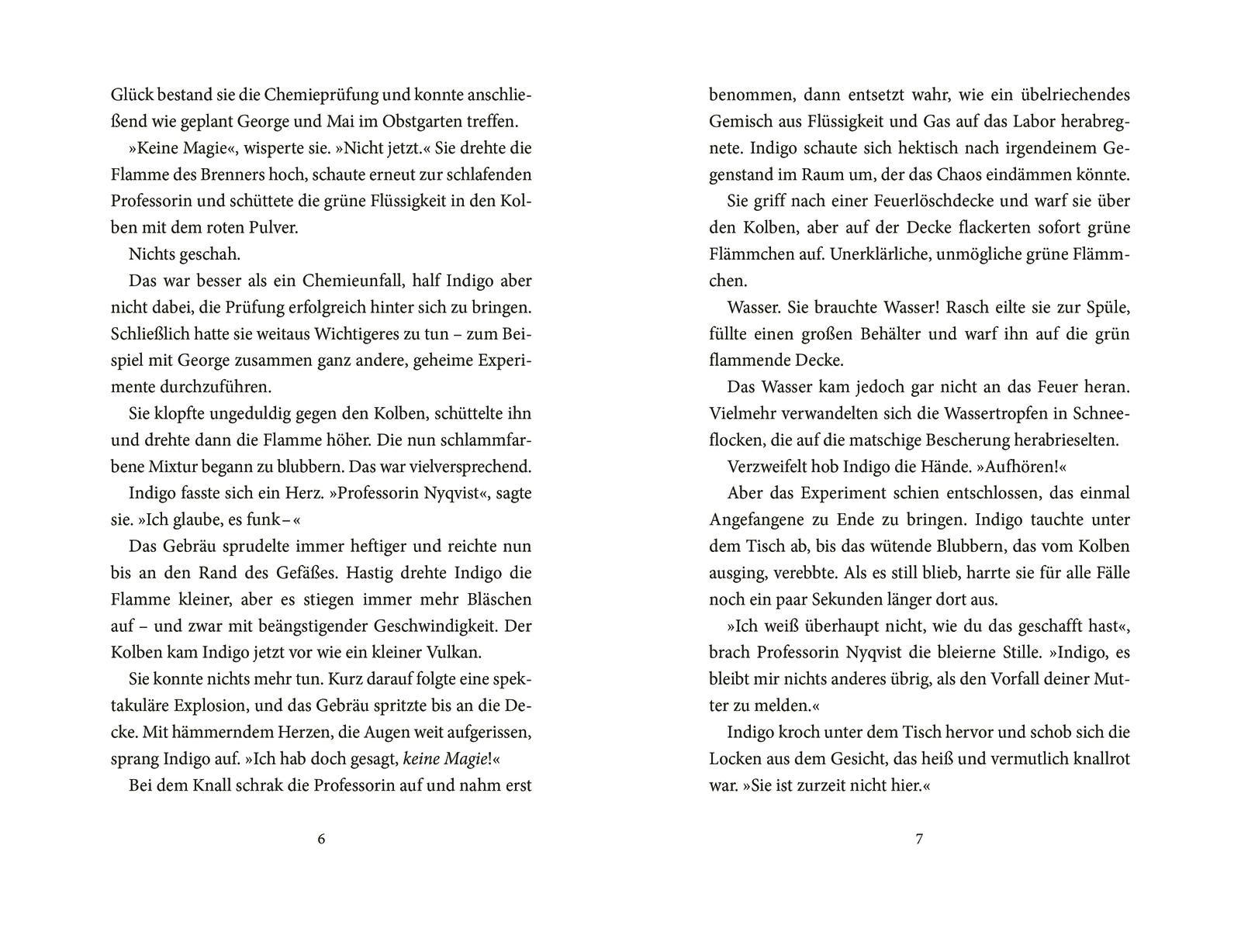 Beispielinhalt (Bild) Indigo Grey - Das Schloss der verborgenen Wunder