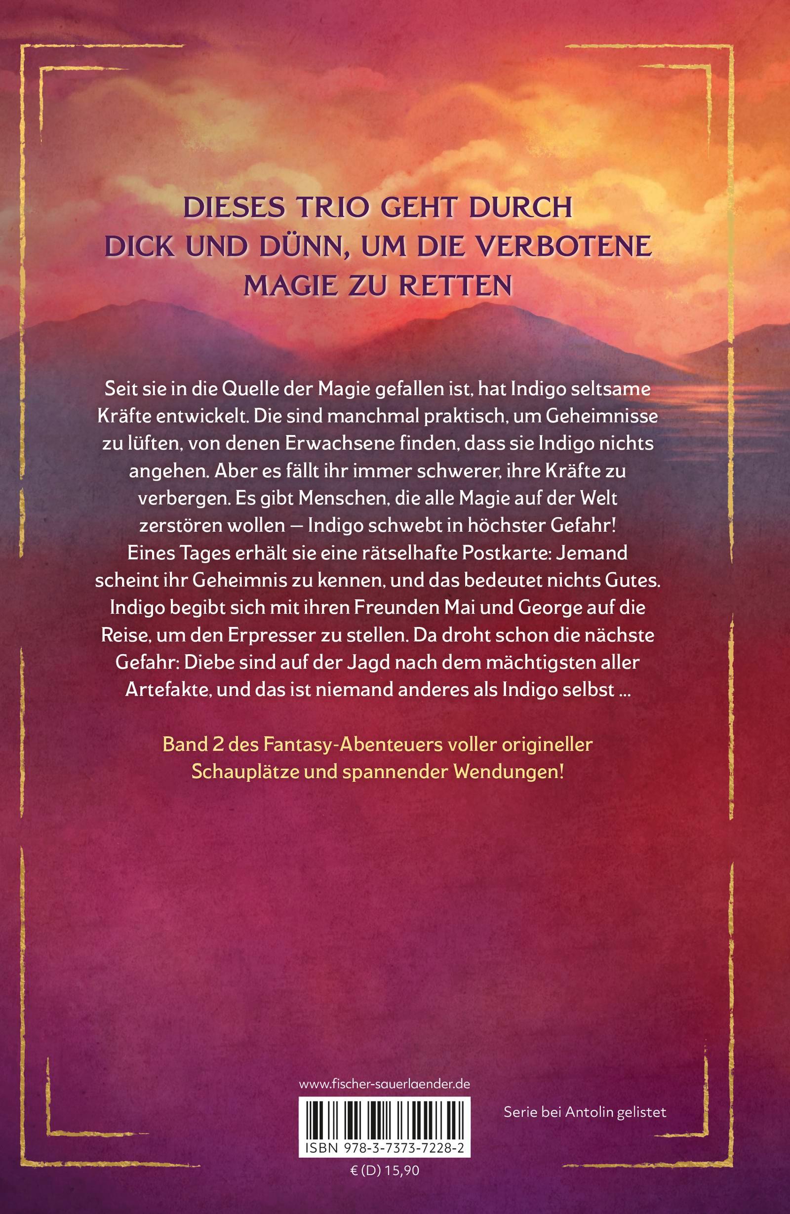 Rückseitencover Indigo Grey - Das Schloss der verborgenen Wunder