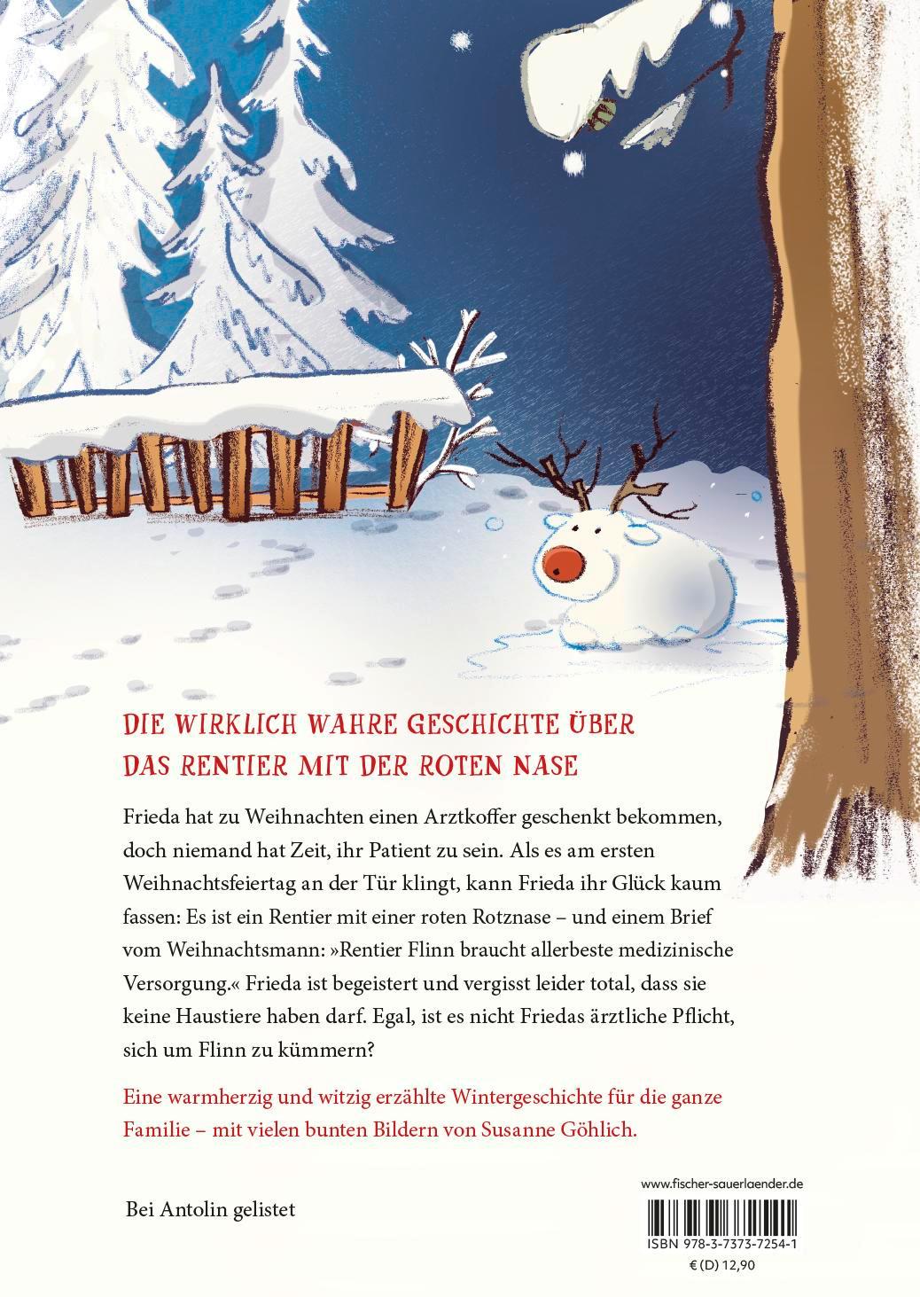 Rückseitencover Es niest ein Rentier vor der Tür