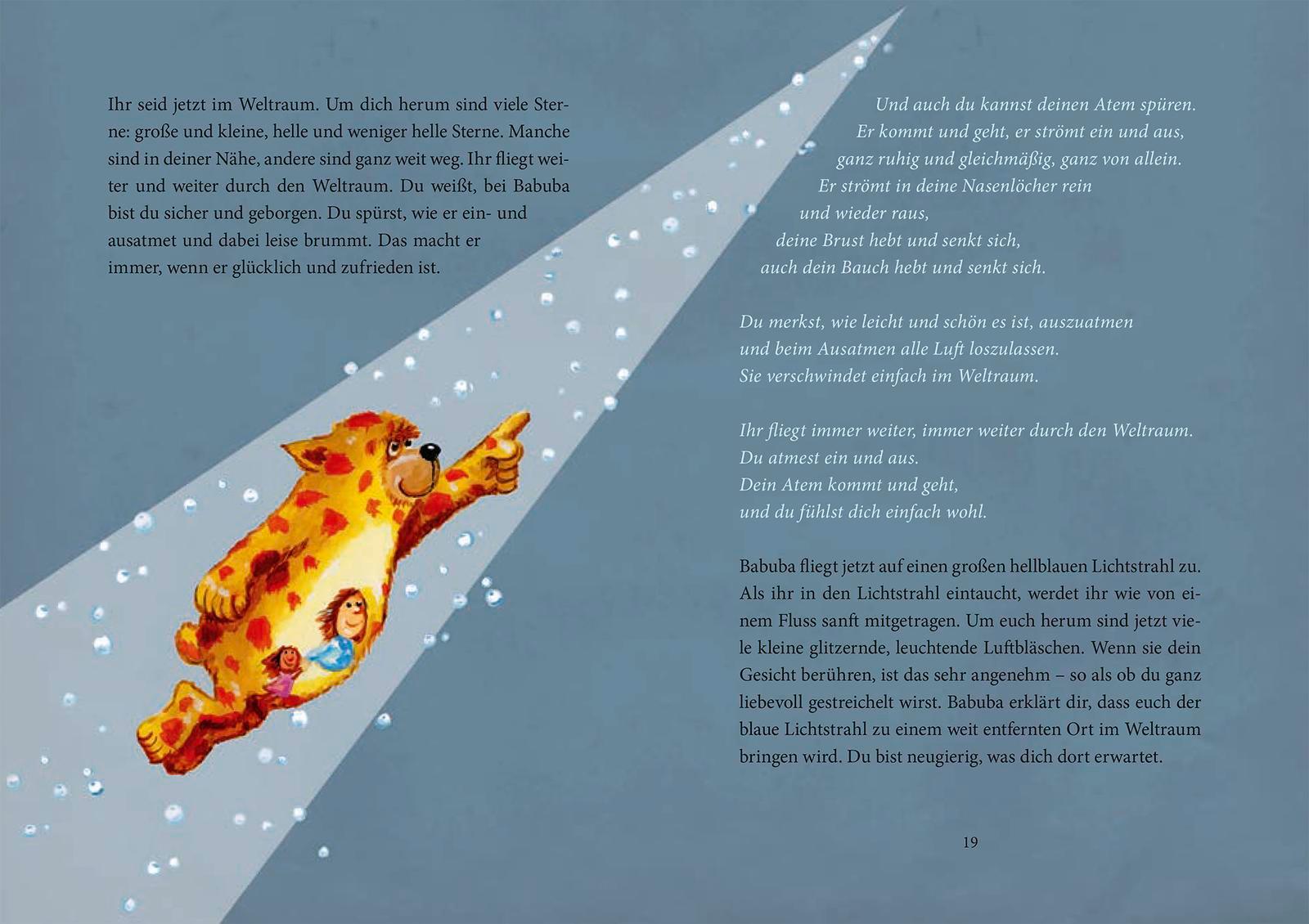 Beispielinhalt (Bild) Kuschelzeit mit Babuba. Geschichten zum Ausruhen und Loslassen