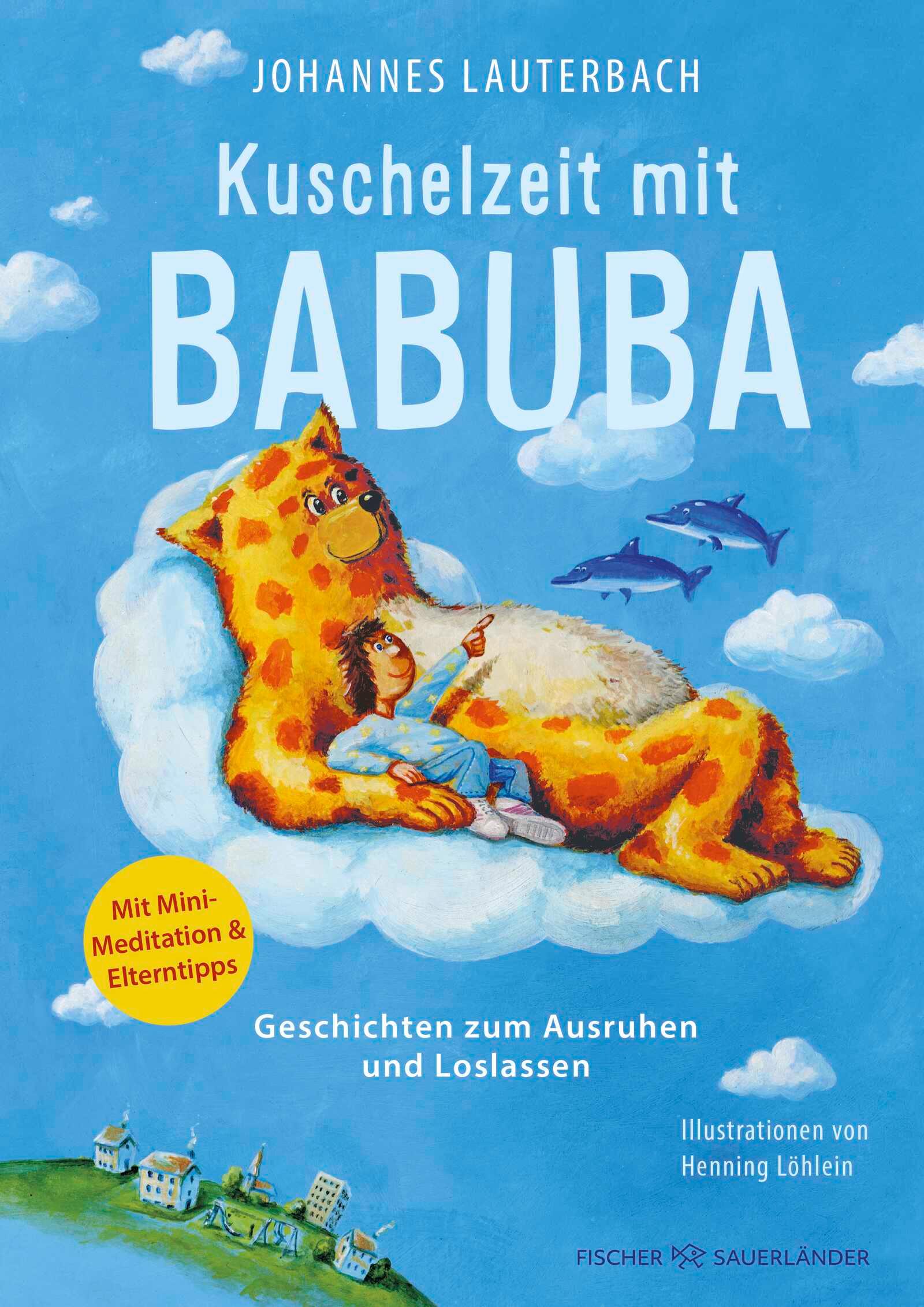 Vorderes Coverbild Kuschelzeit mit Babuba. Geschichten zum Ausruhen und Loslassen