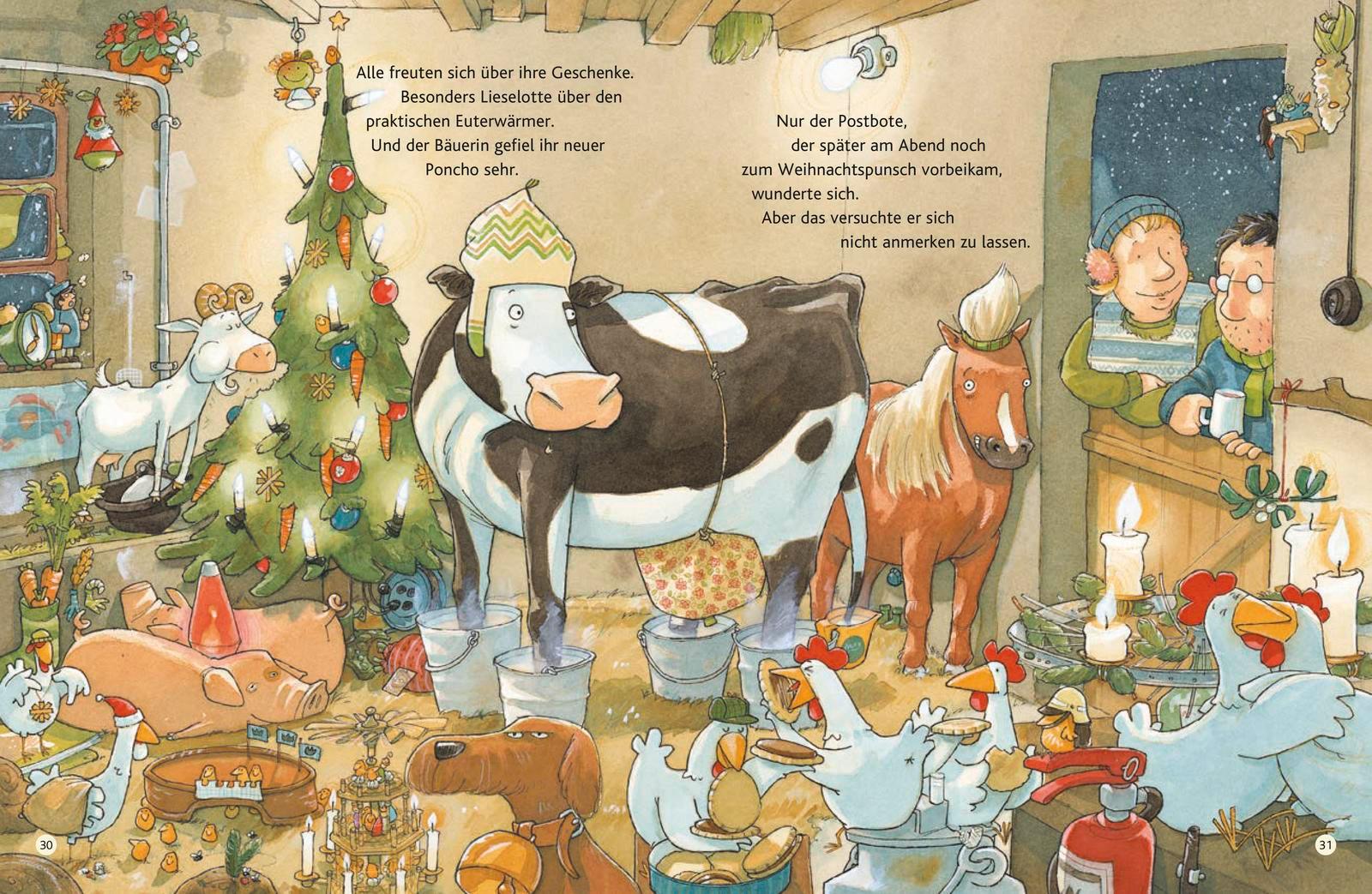 Beispielinhalt (Bild) Lieselotte: Die schönsten Geschichten zu Weihnachten
