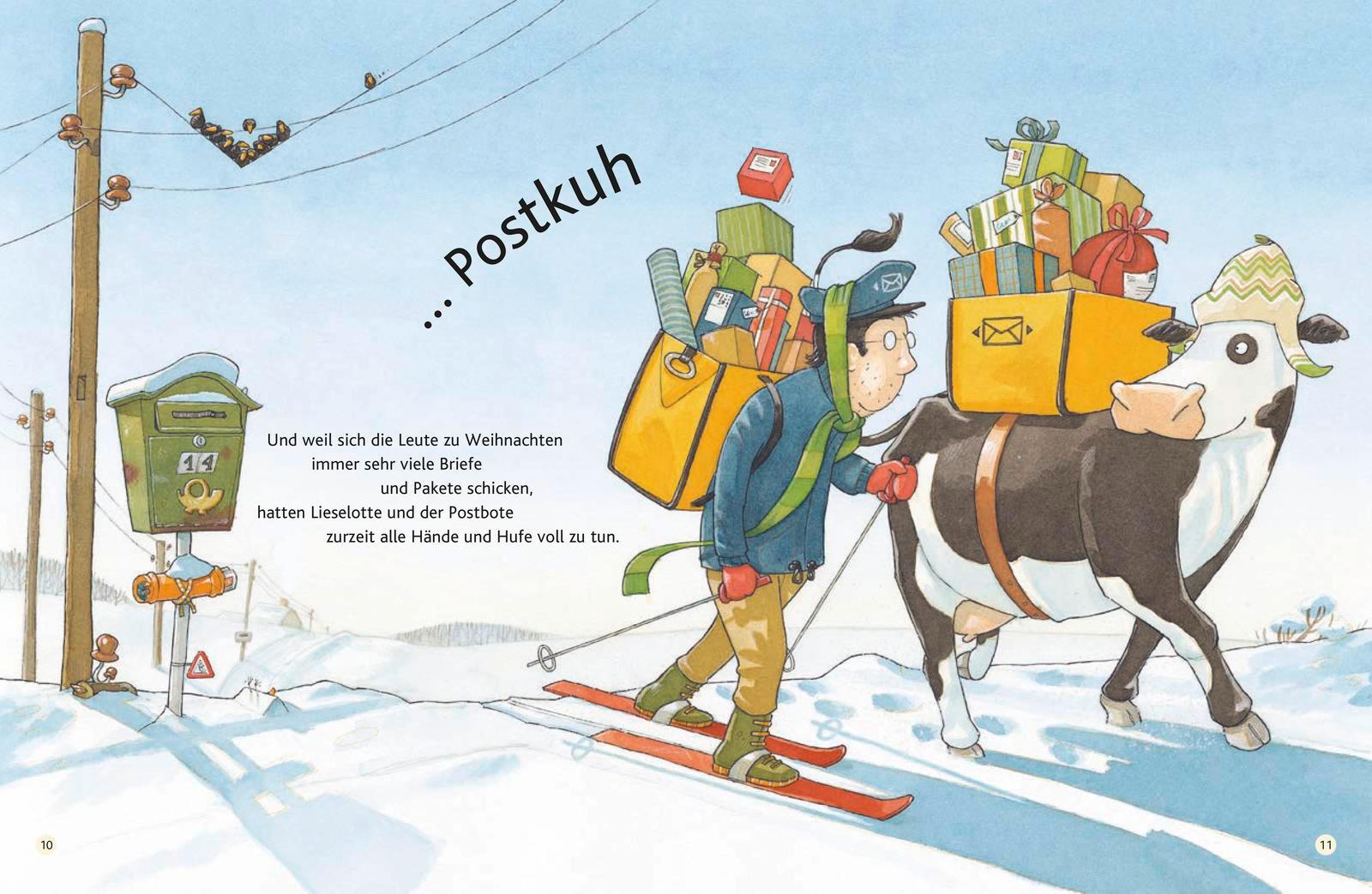 Beispielinhalt (Bild) Lieselotte: Die schönsten Geschichten zu Weihnachten