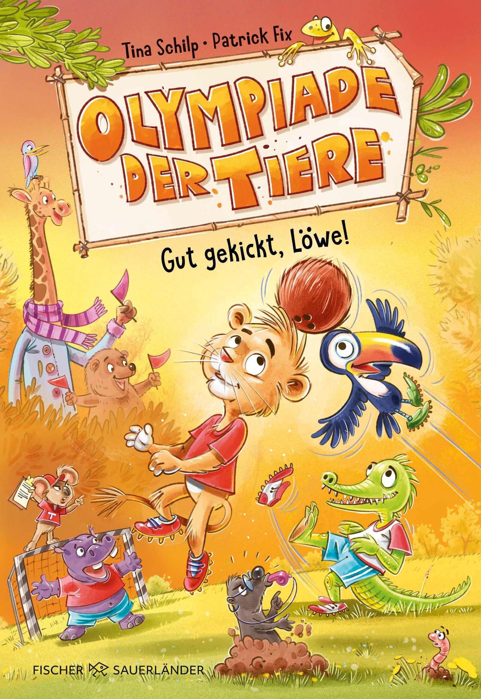 Vorderes Coverbild Olympiade der Tiere - Gut gekickt, Löwe!