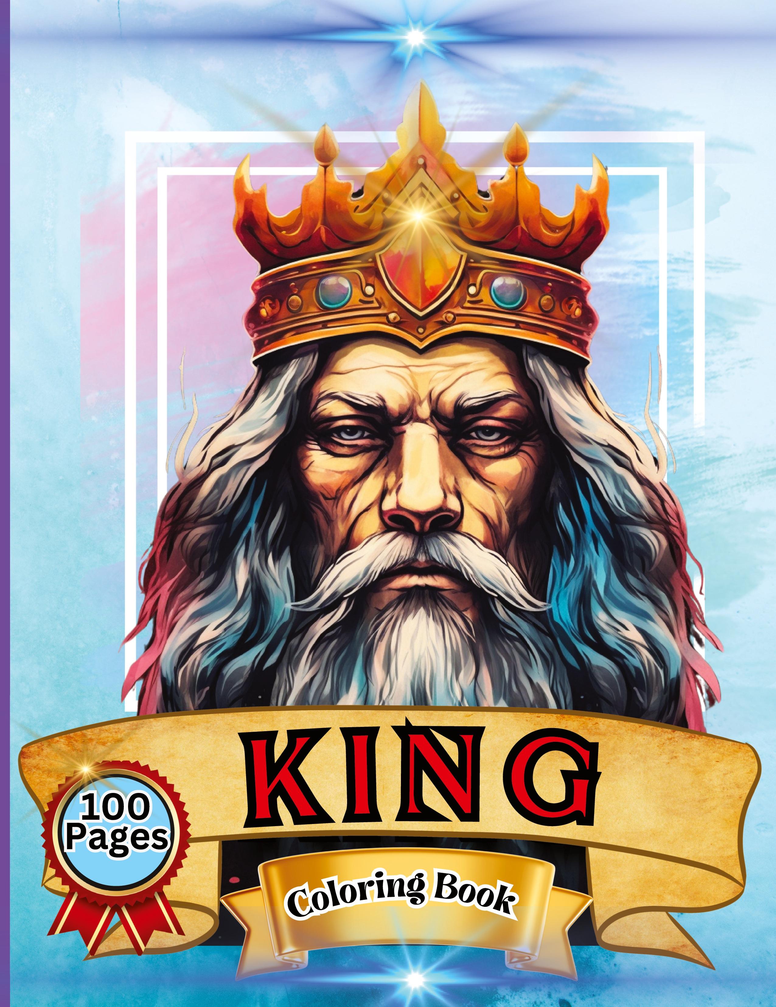 Vorderes Coverbild King Coloring Book