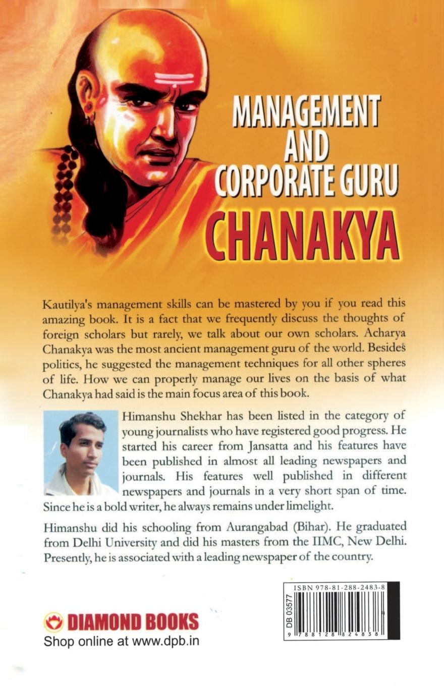 Rückseitencover Management And Corporate Guru Chanakya