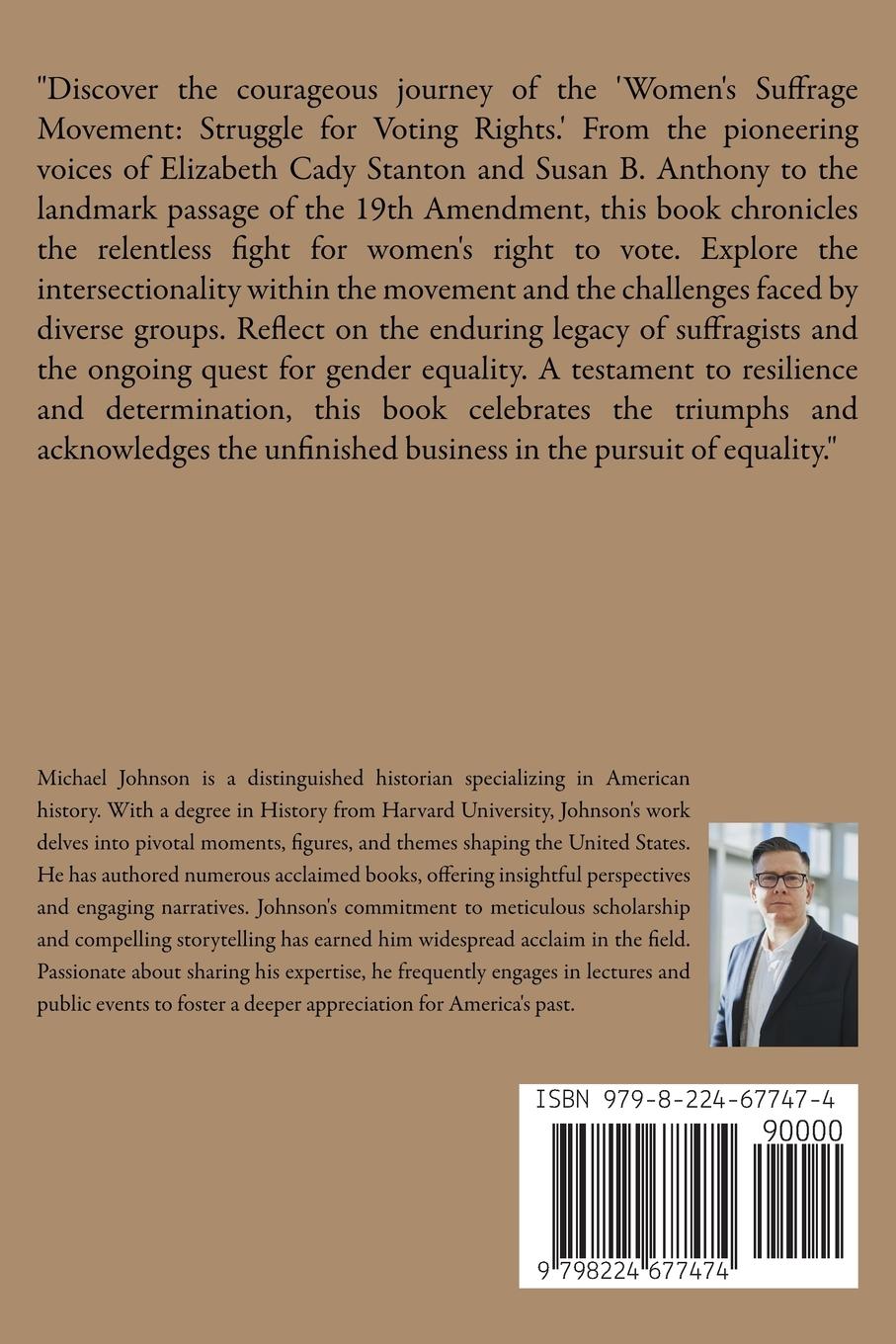 Rückseitencover The Women's Suffrage Movement