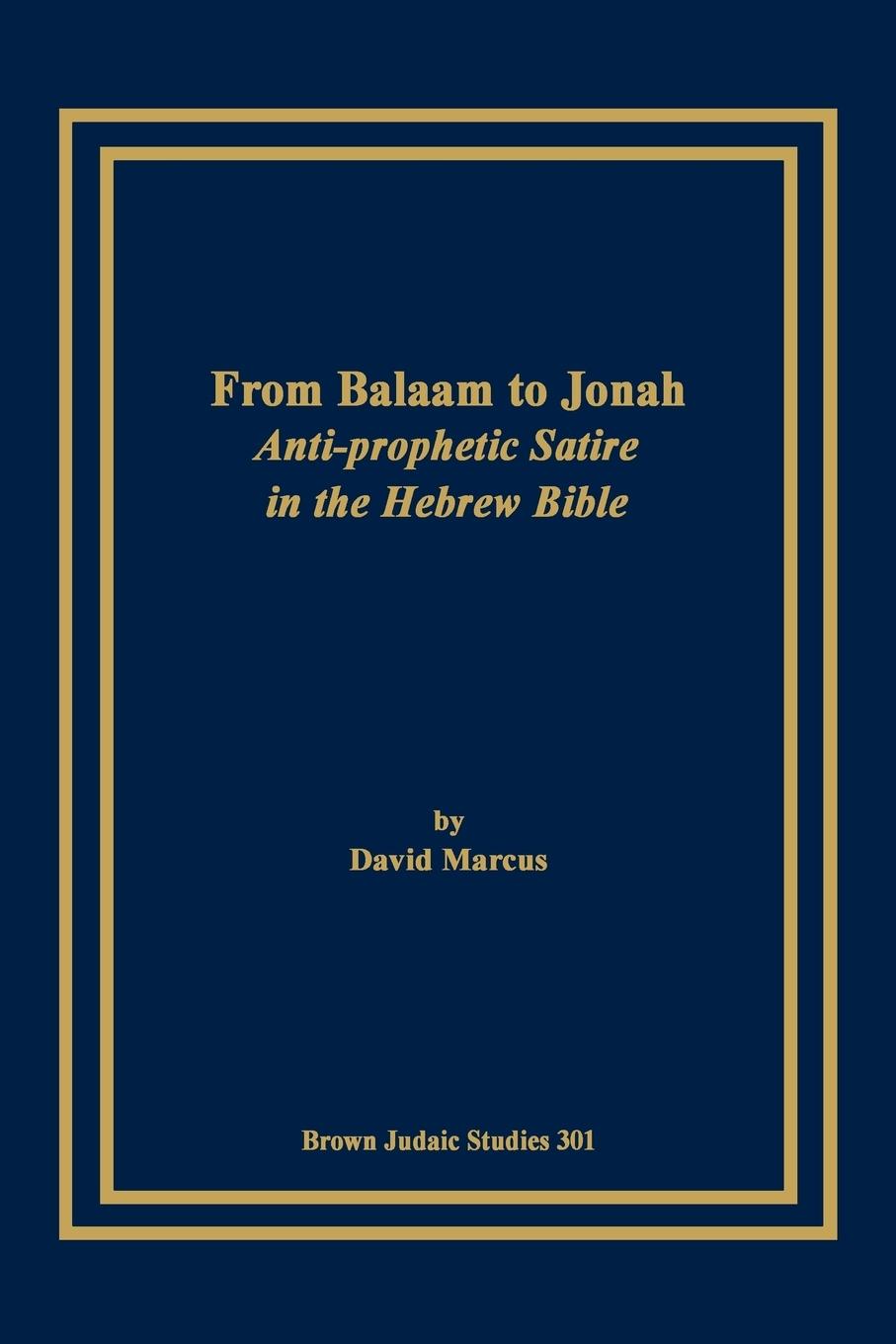 Vorderes Coverbild From Balaam to Jonah