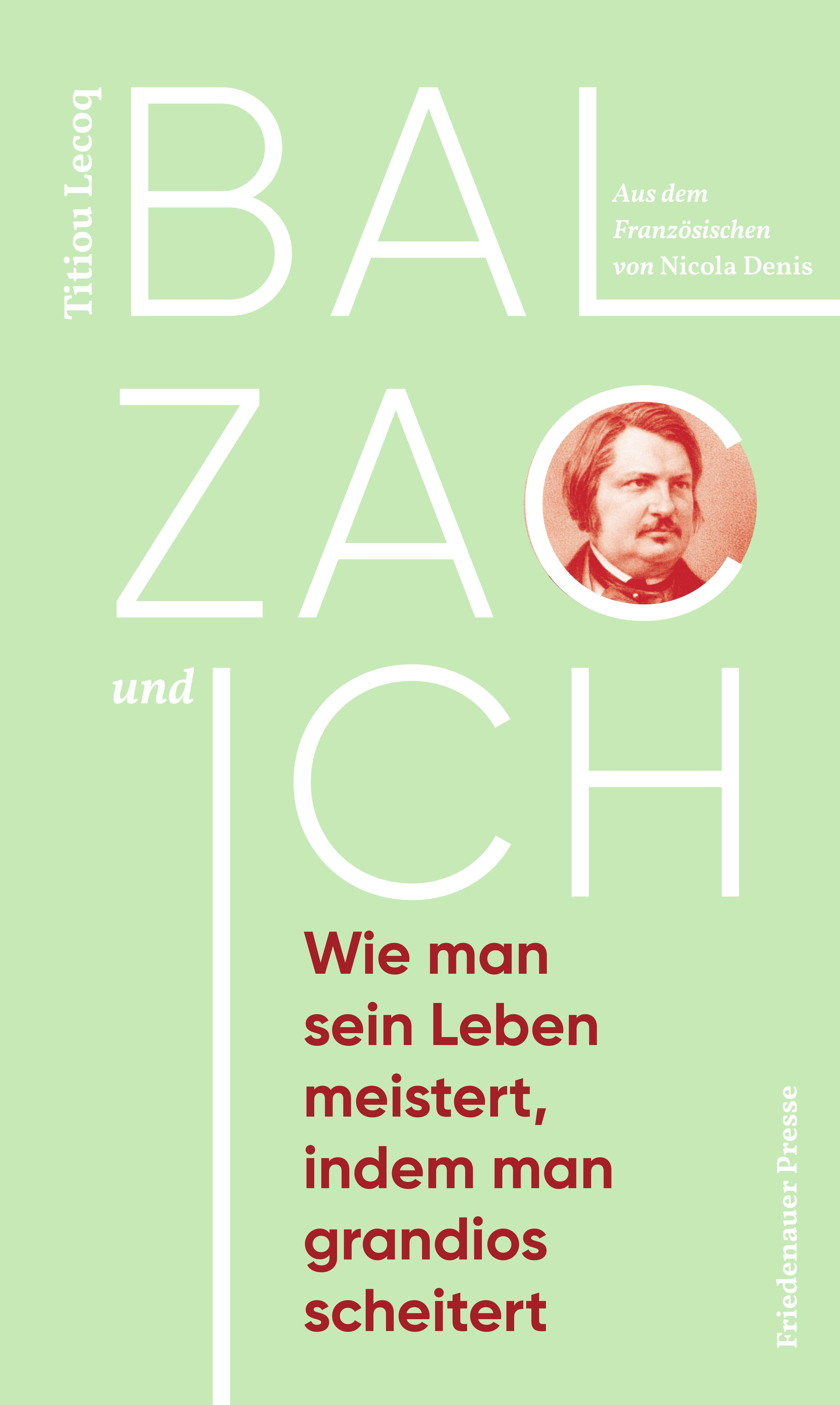 Vorderes Coverbild Balzac und ich