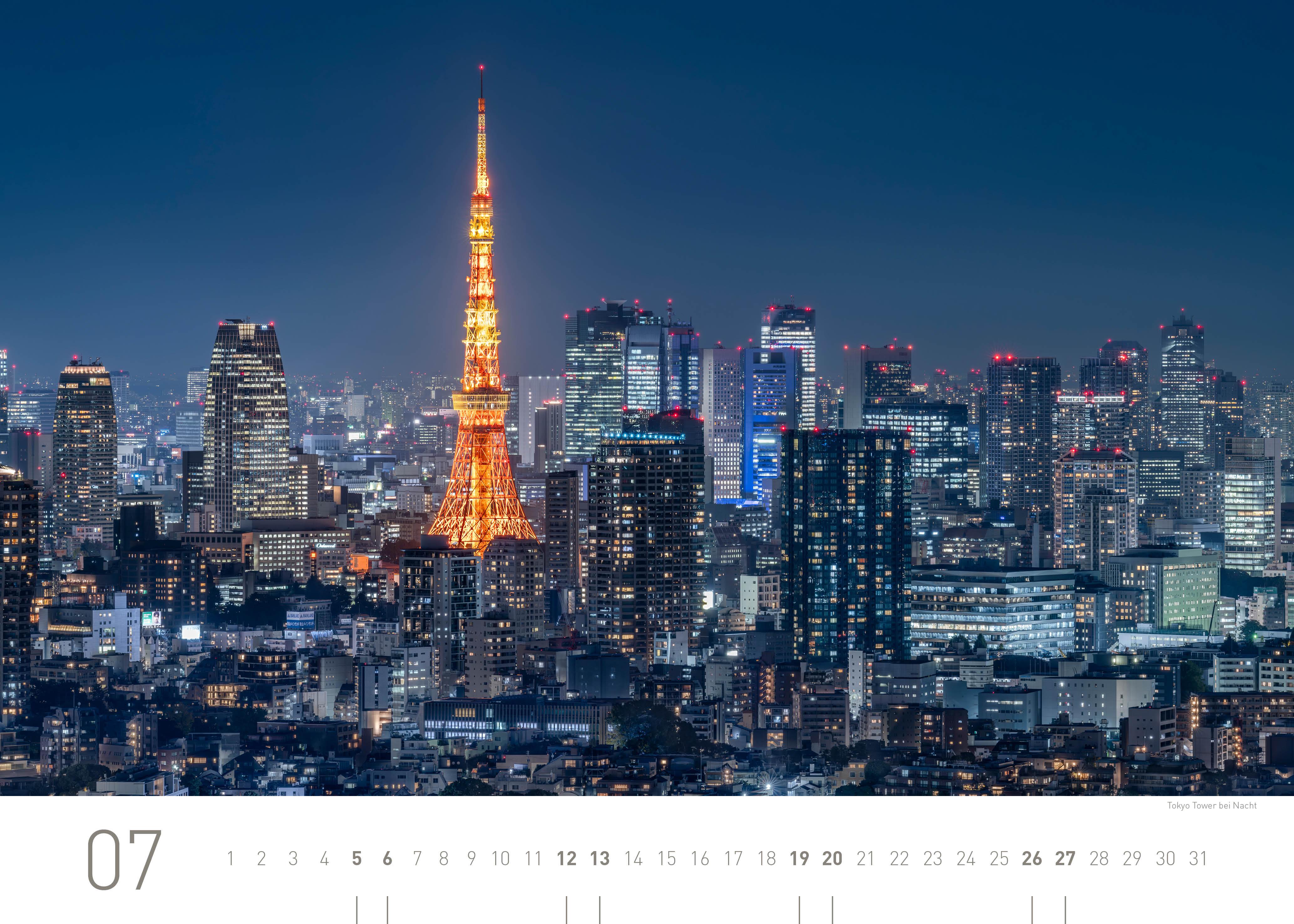 Beispielinhalt (Bild) 360° Japan Exklusivkalender 2025