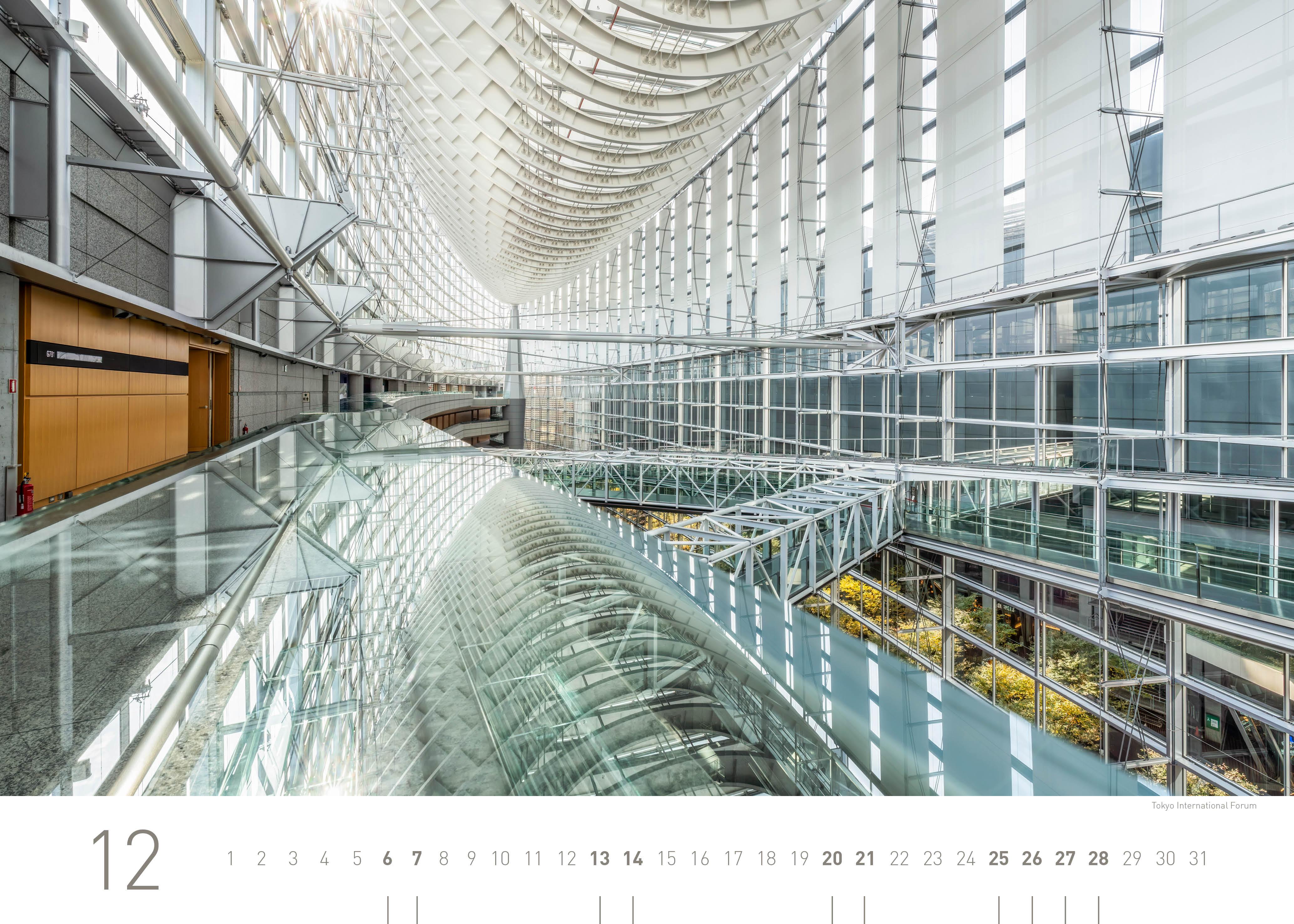 Beispielinhalt (Bild) 360° Japan Exklusivkalender 2025