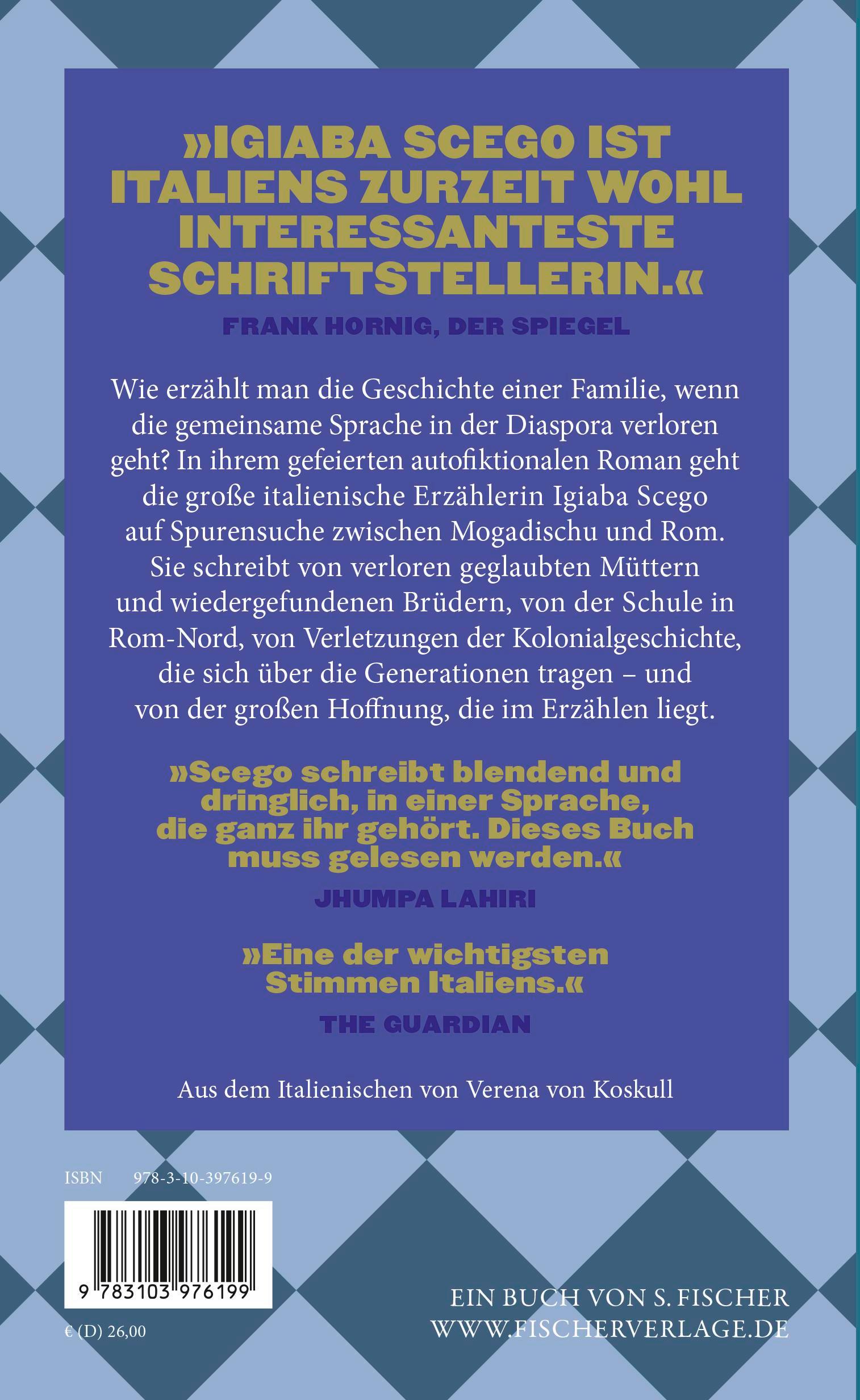Rückseitencover Kassandra in Mogadischu