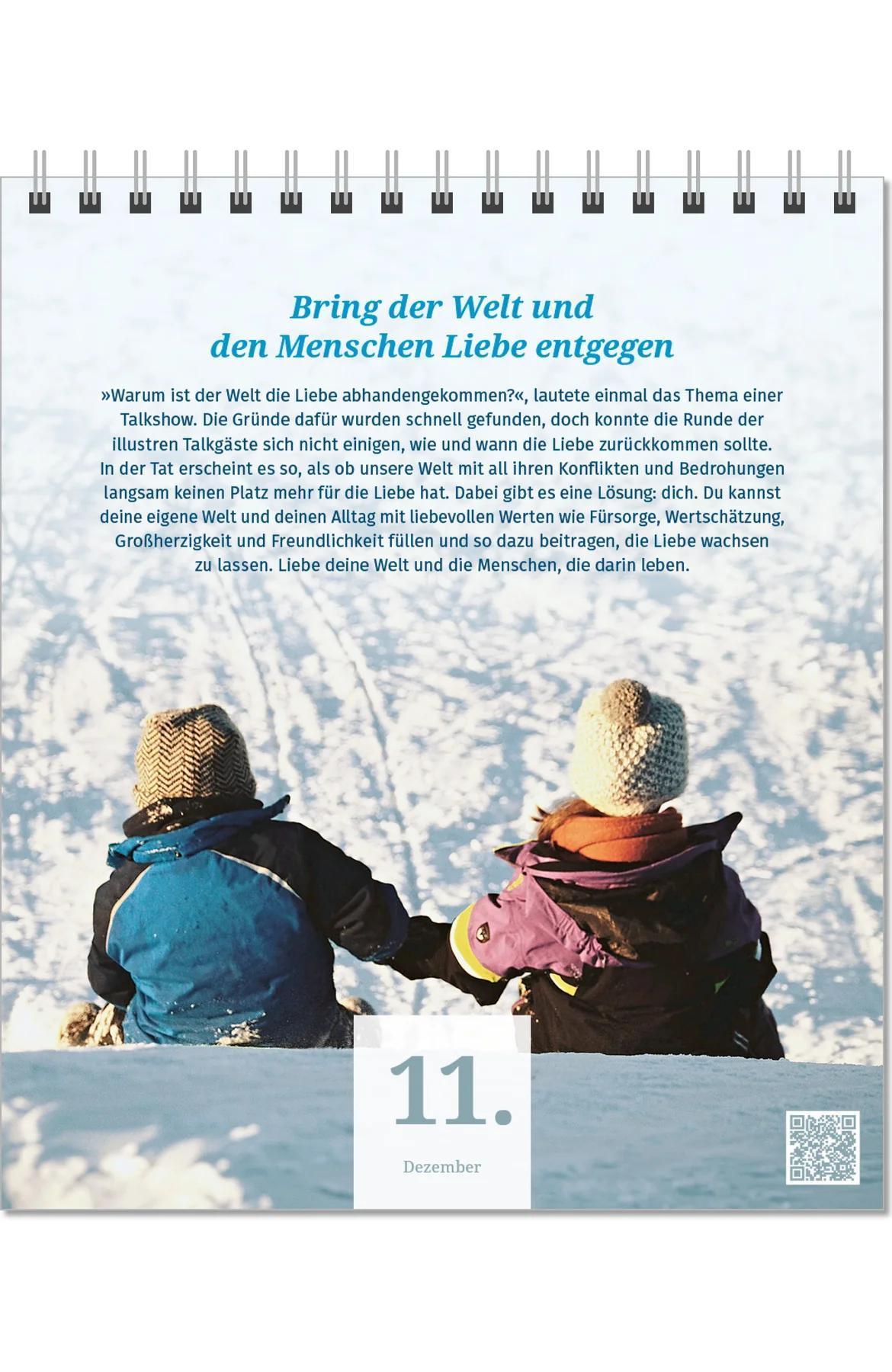 Beispielinhalt (Bild) Der Lebensfreude-Adventskalender 2024